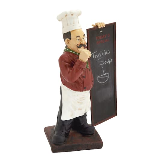 3ft. Multi Polystone Traditional Chef Chalkboard Sign | Michaels