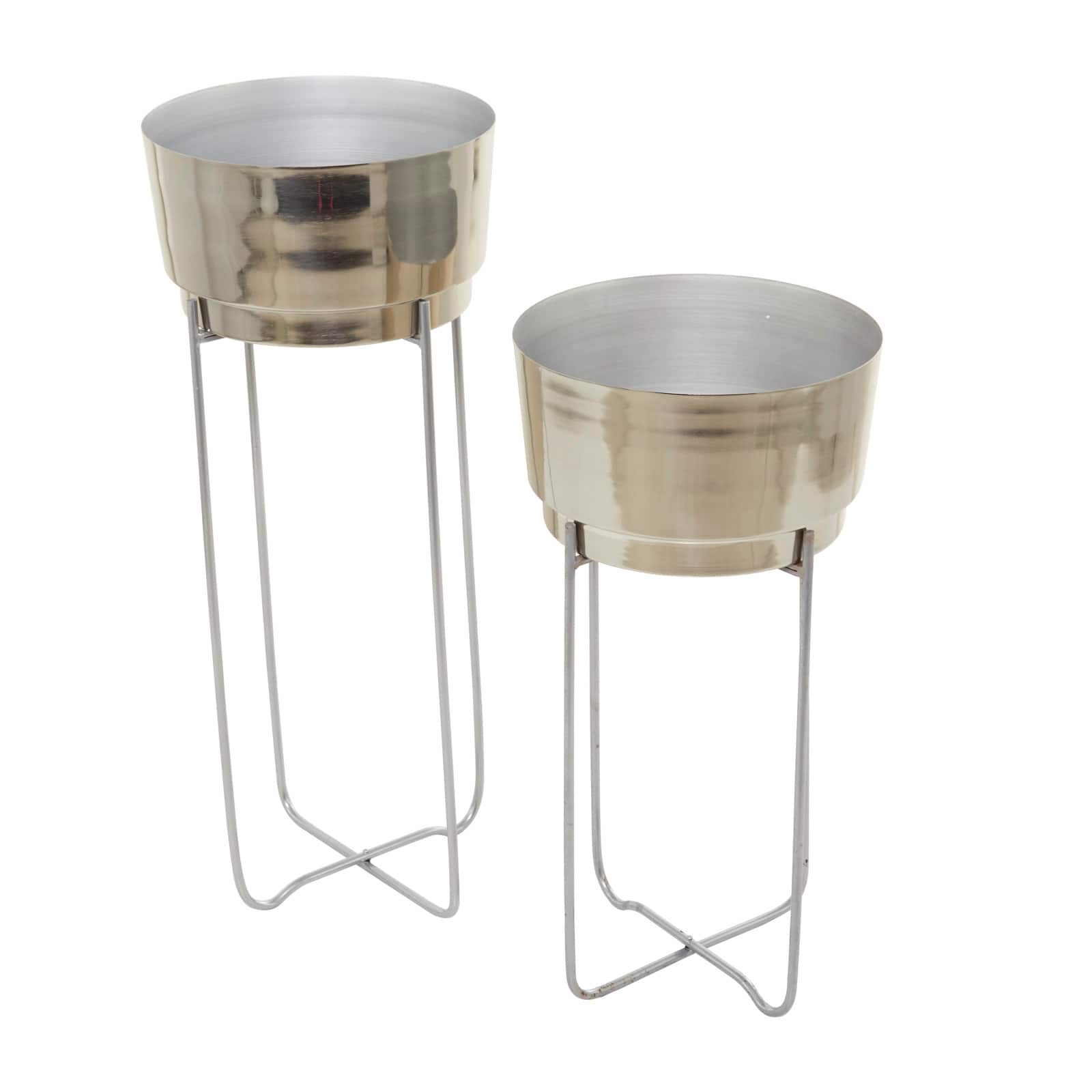 CosmoLiving by Cosmopolitan Contemporary Planter Stand Set