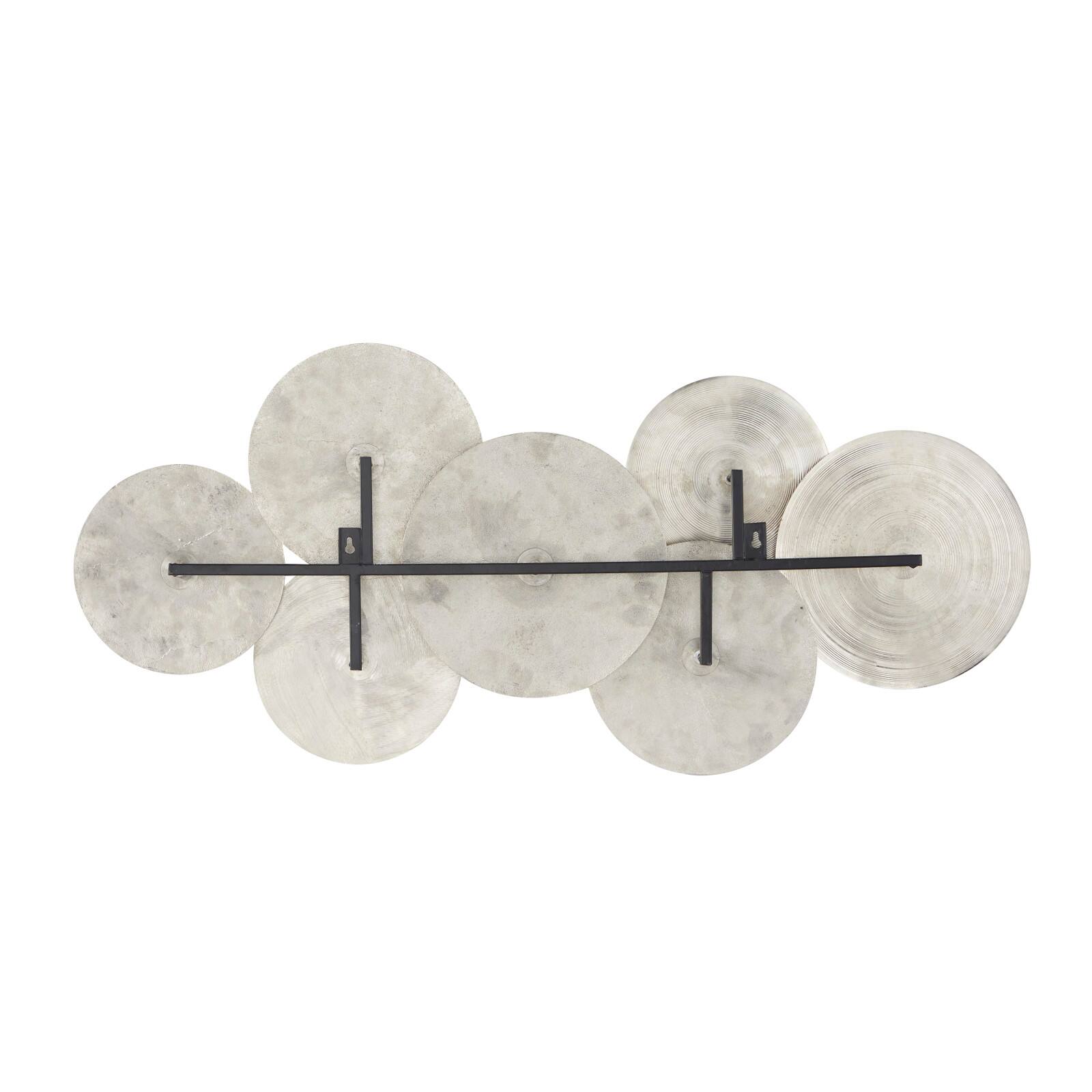 42&#x22; Aluminum Carved Design Plates Wall D&#xE9;cor