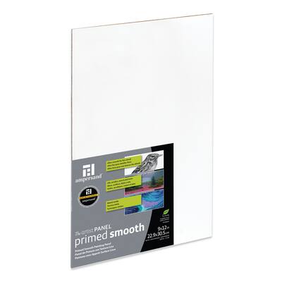 Centurion Universal Acrylic Primed Linen Panels -9x12Canvases for Painting  - 3 pack of Canvases for Oils, Acrylics, Water-Mixable Oils, and More 