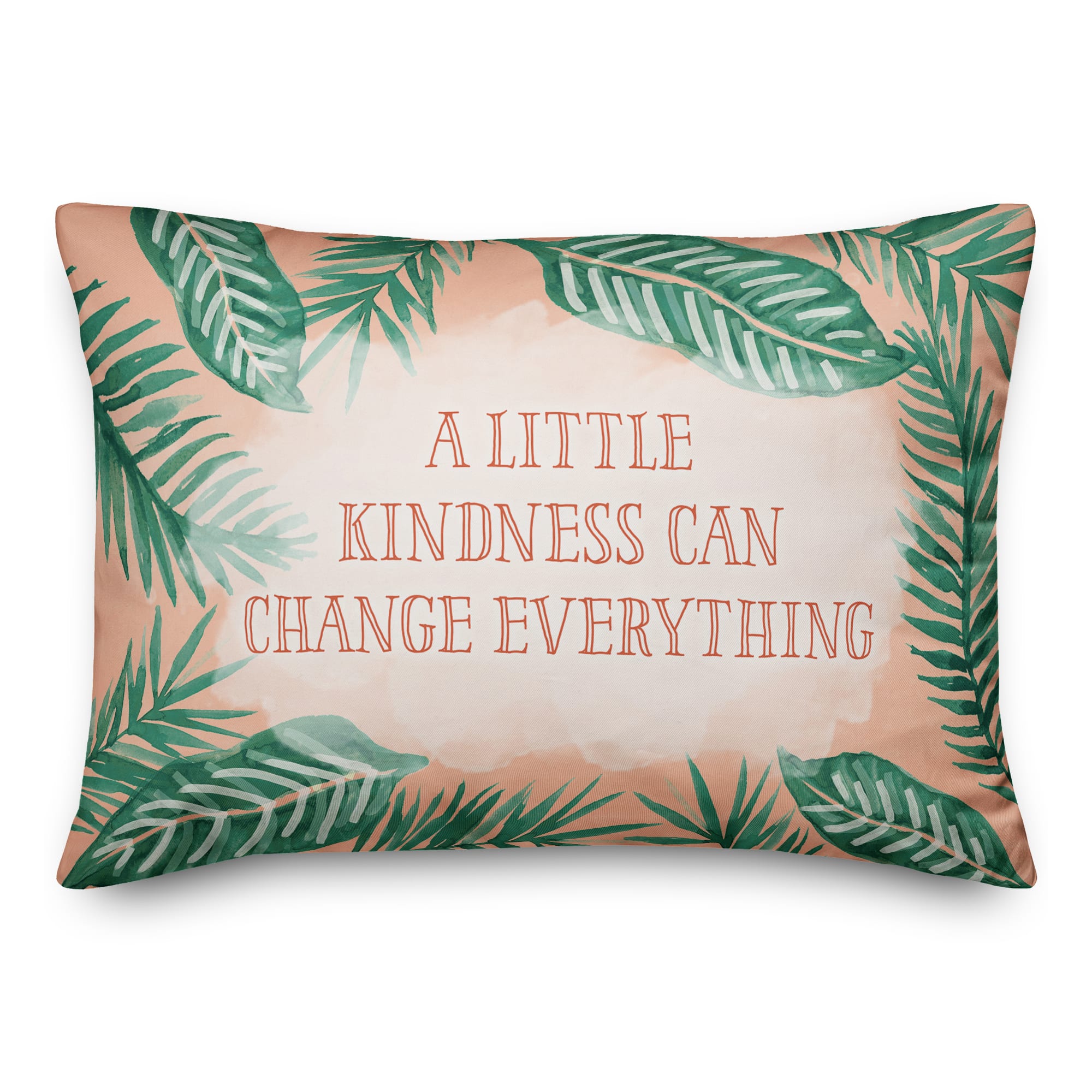 Tropical Kindness Throw Pillow