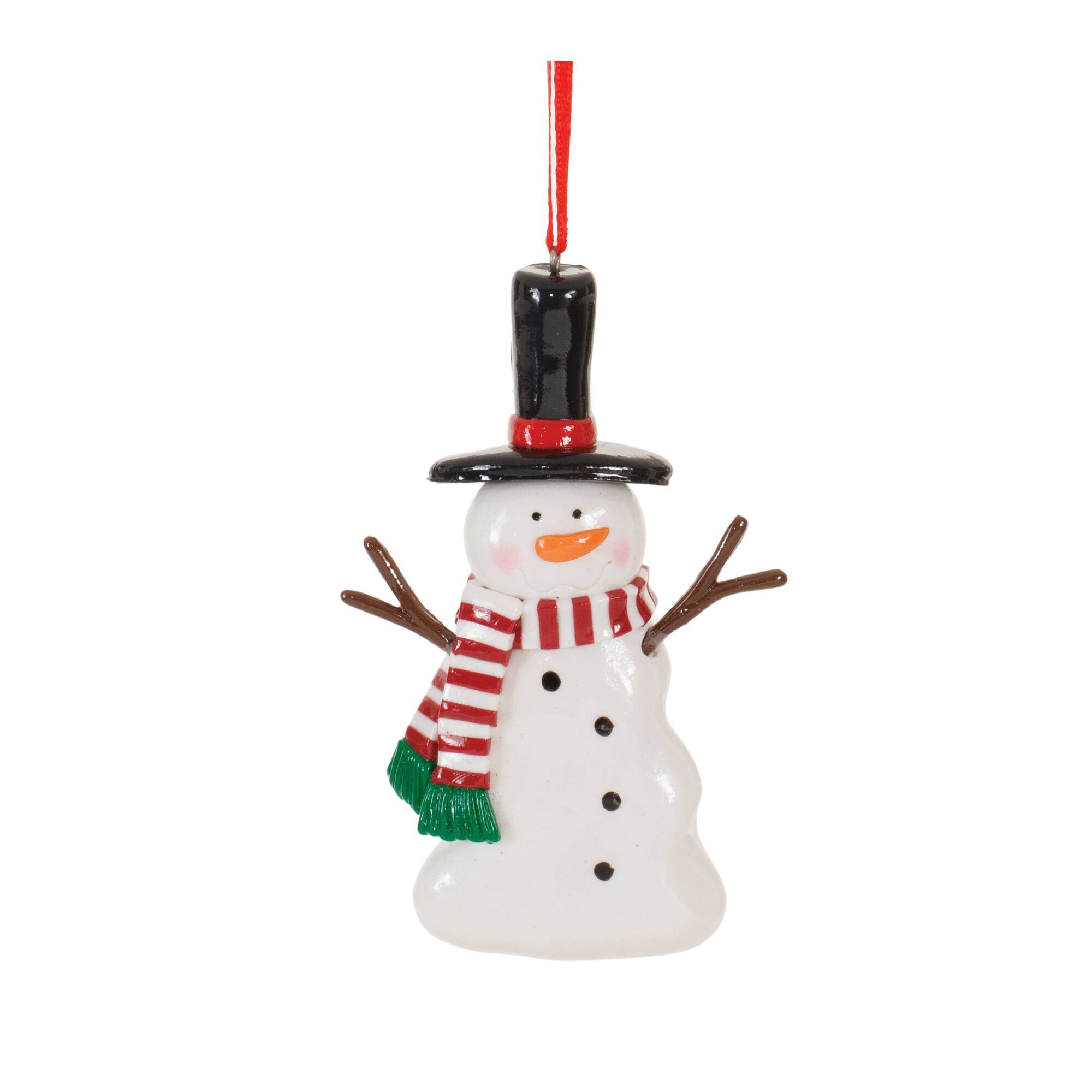Clay Dough Snowman Ornament Set