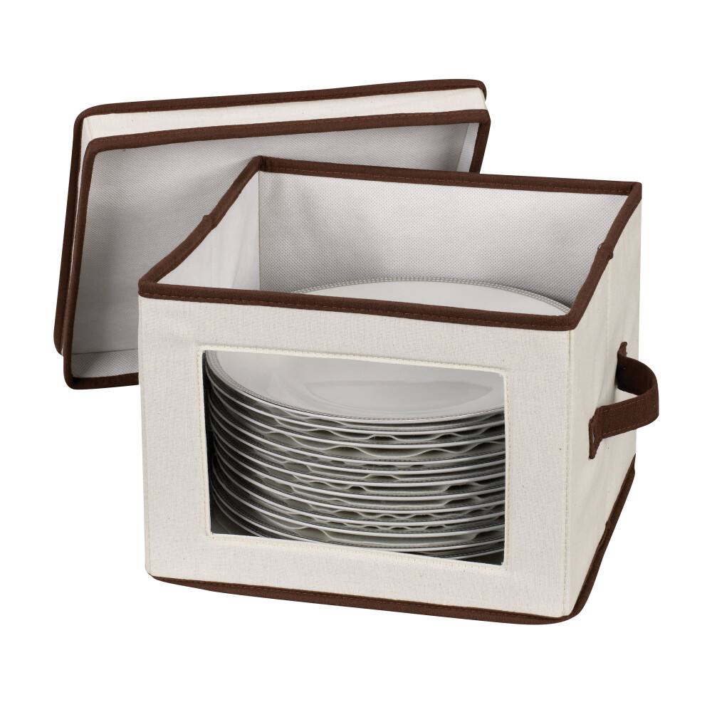 Household Essentials Plate Storage Box