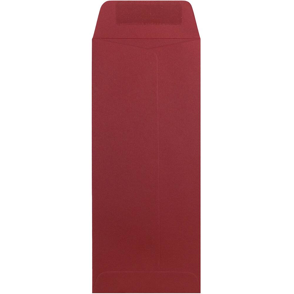 JAM Paper 4.125&#x22; x 9.5&#x22; Dark Red Policy Business Premium Envelopes