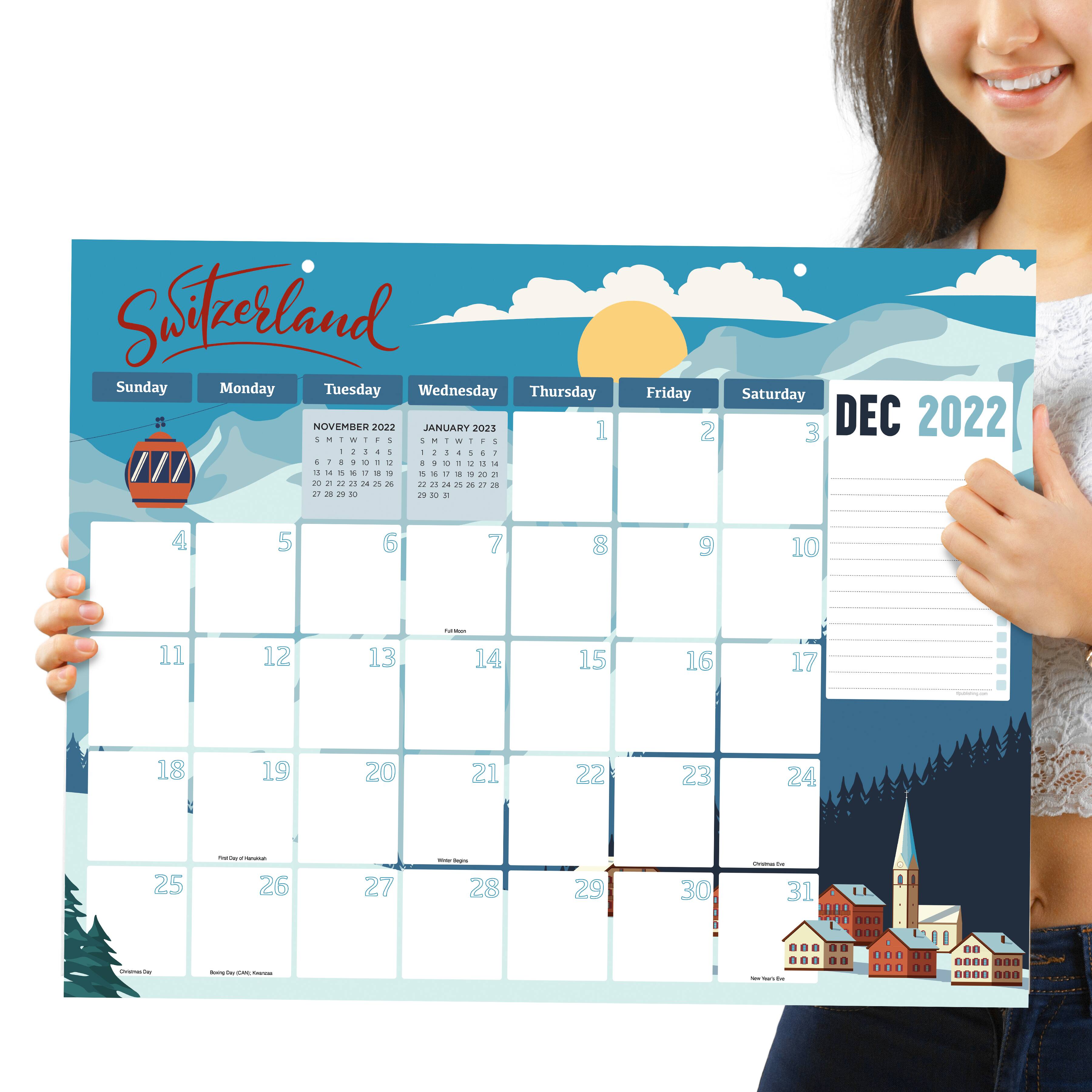 TF Publishing 20222023 Around the World Large Desk Calendar Michaels