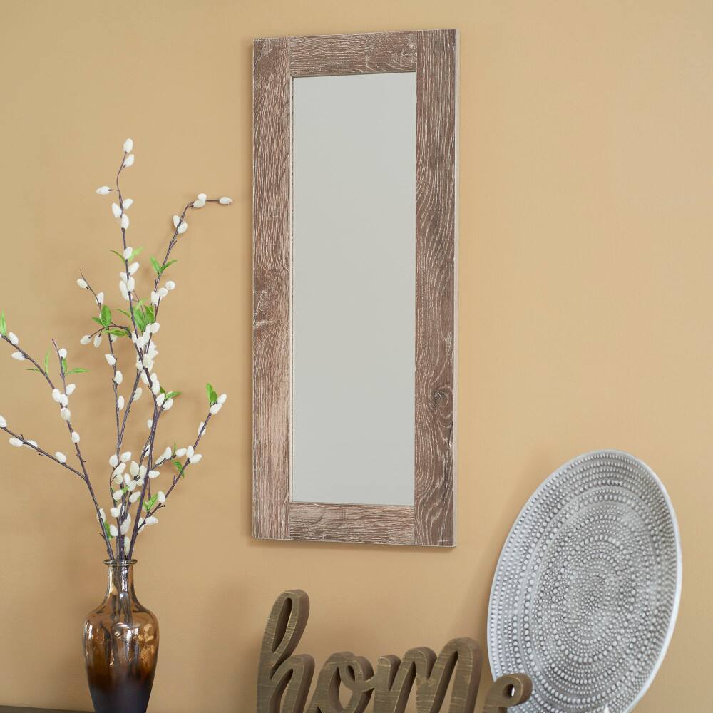 Household Essentials 29.5" x 12.5" Rectangular Wall Mirror