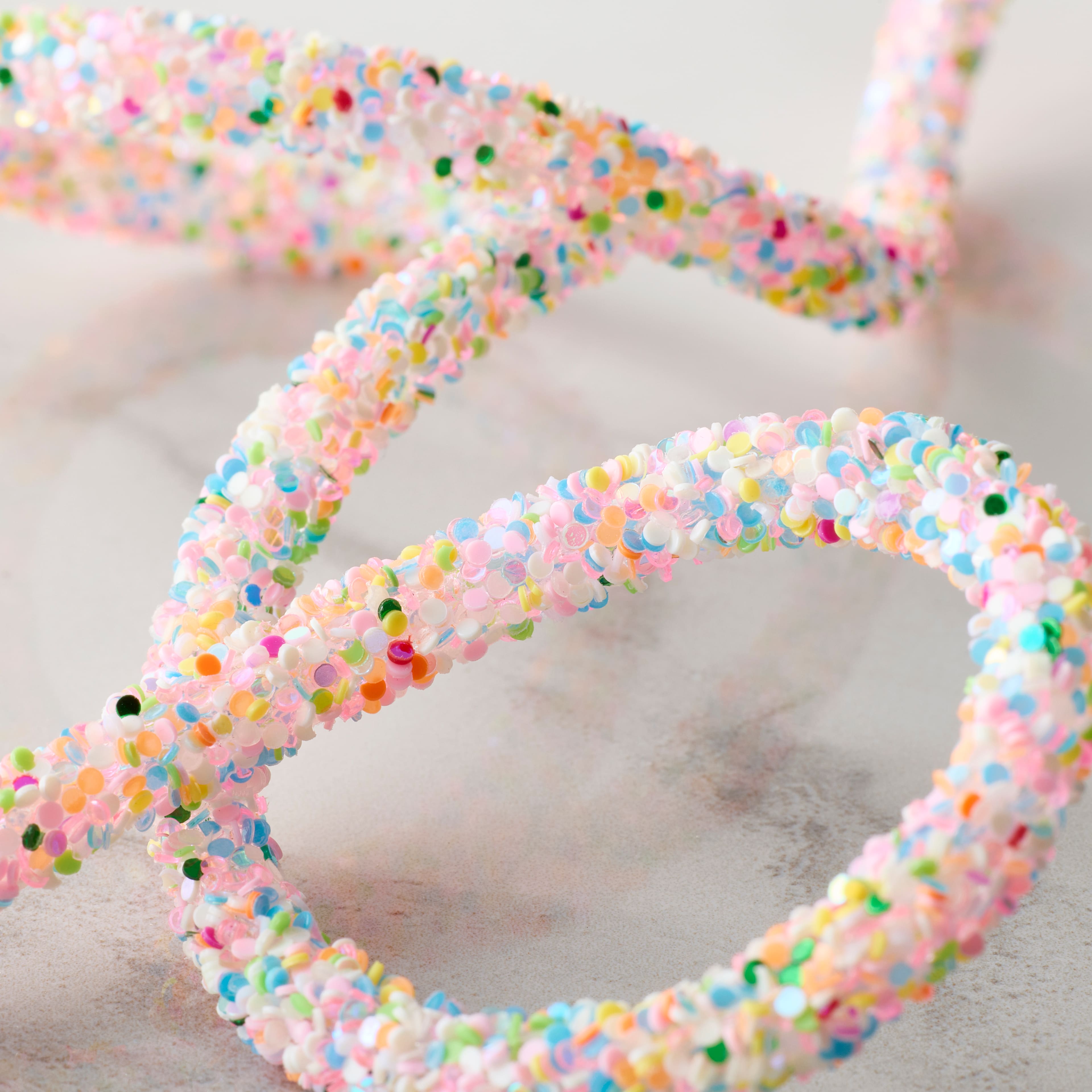 1/4" x 2yd. Glitter Rope Ribbon by Celebrate It® Classic