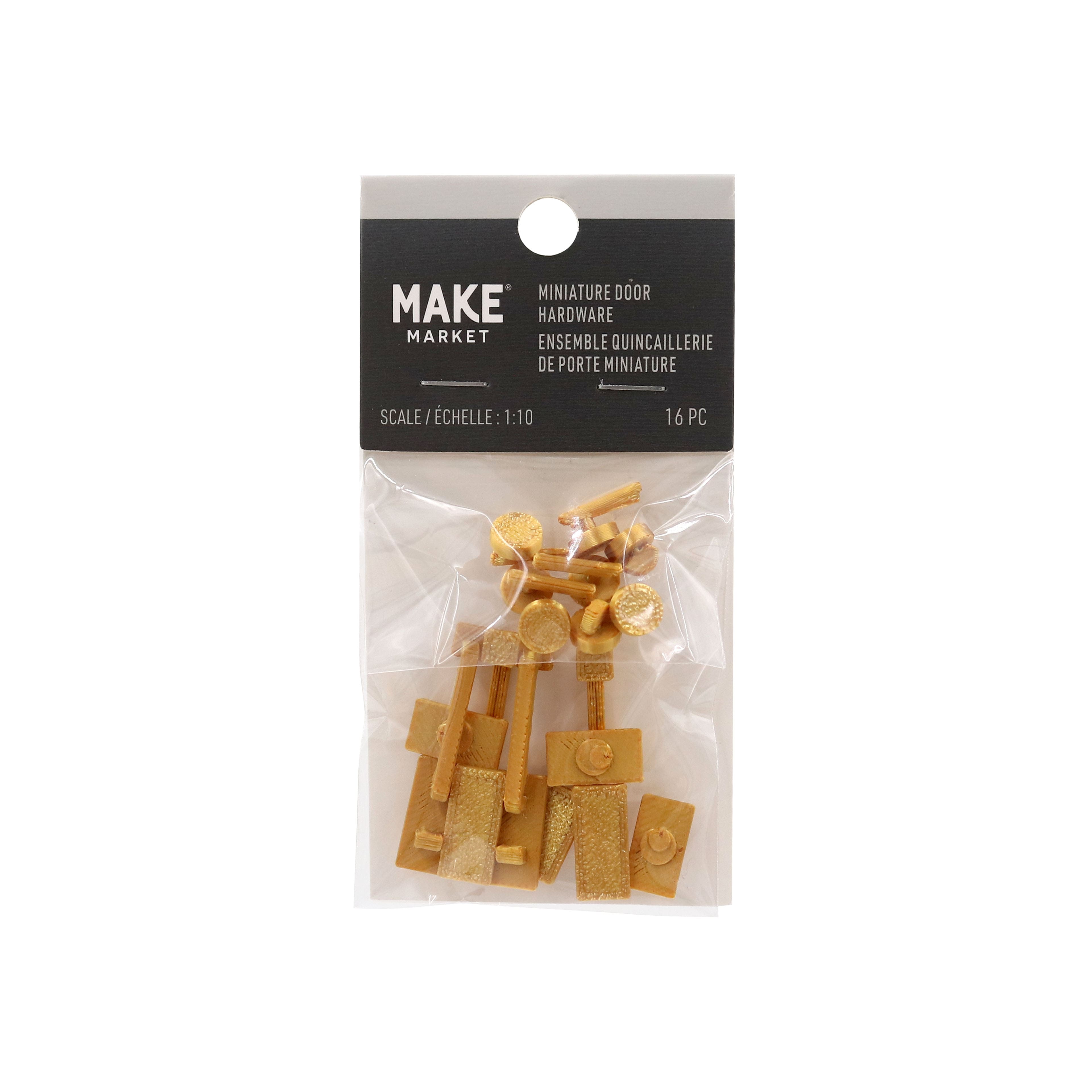 Mini Gold Door Hardware, 16ct. by Make Market&#xAE;