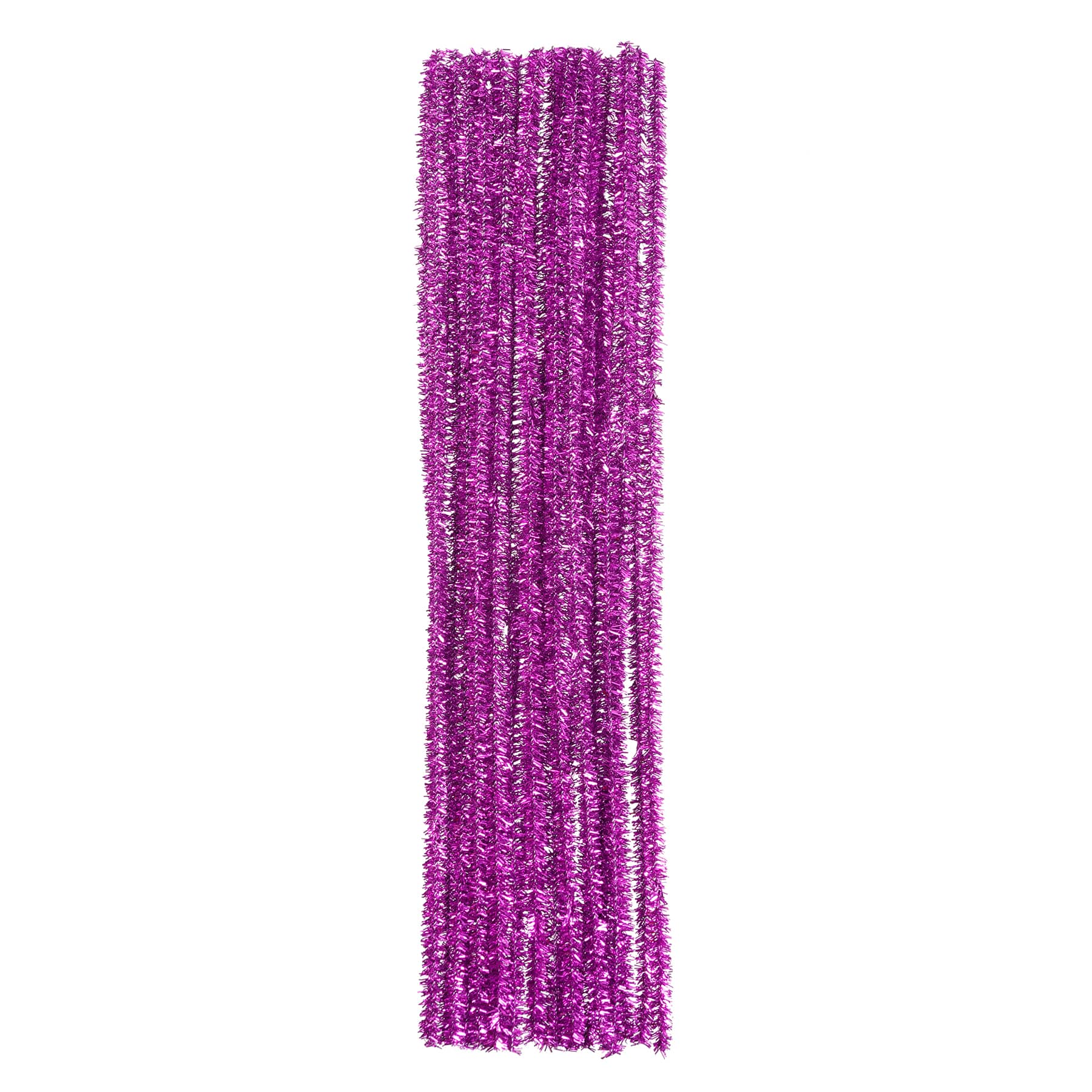 24 Packs: 25 ct. (600 total) Sparkle Chenille Pipe Cleaners by Creatology&#x2122;