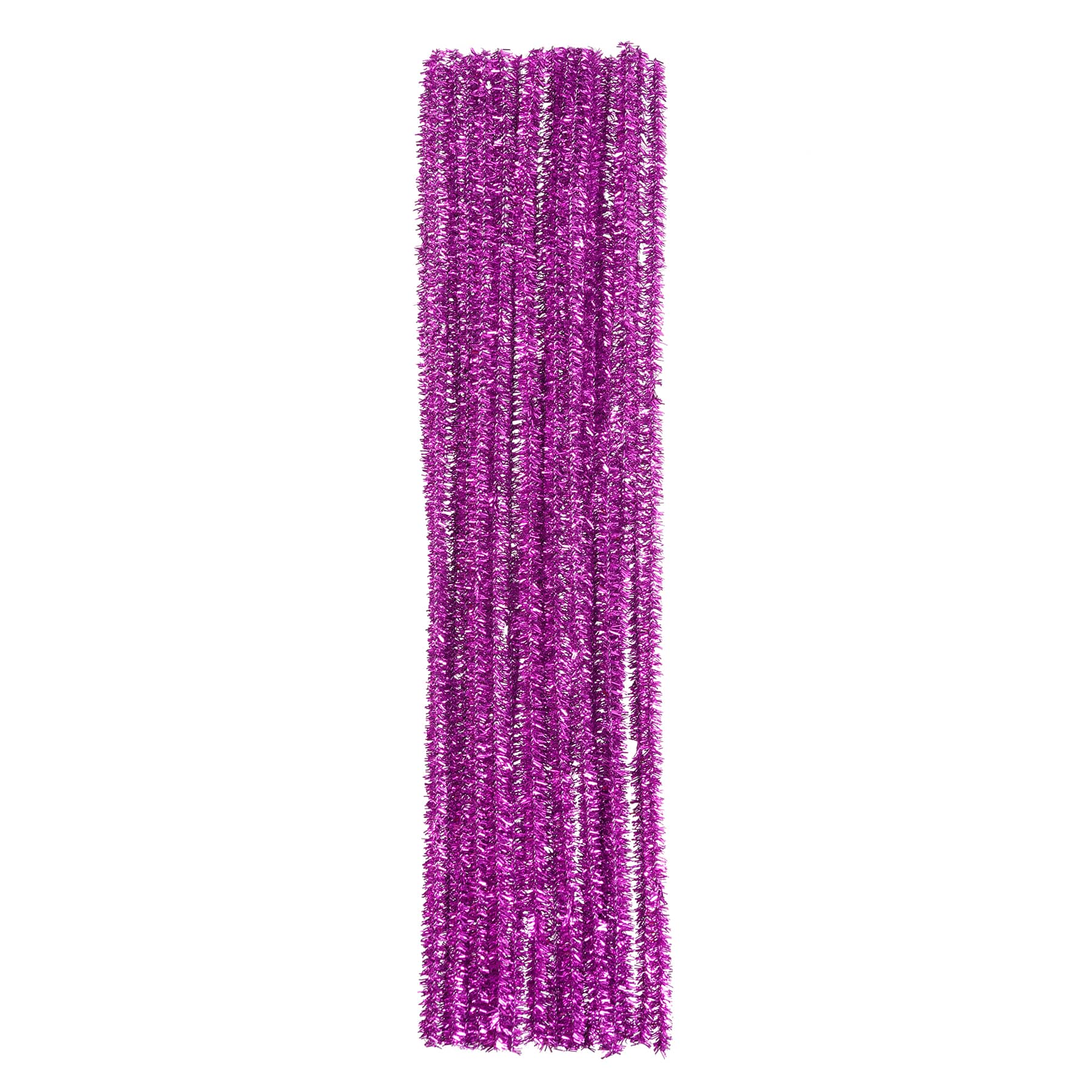 24 Packs: 25 ct. (600 total) Sparkle Chenille Pipe Cleaners by Creatology™