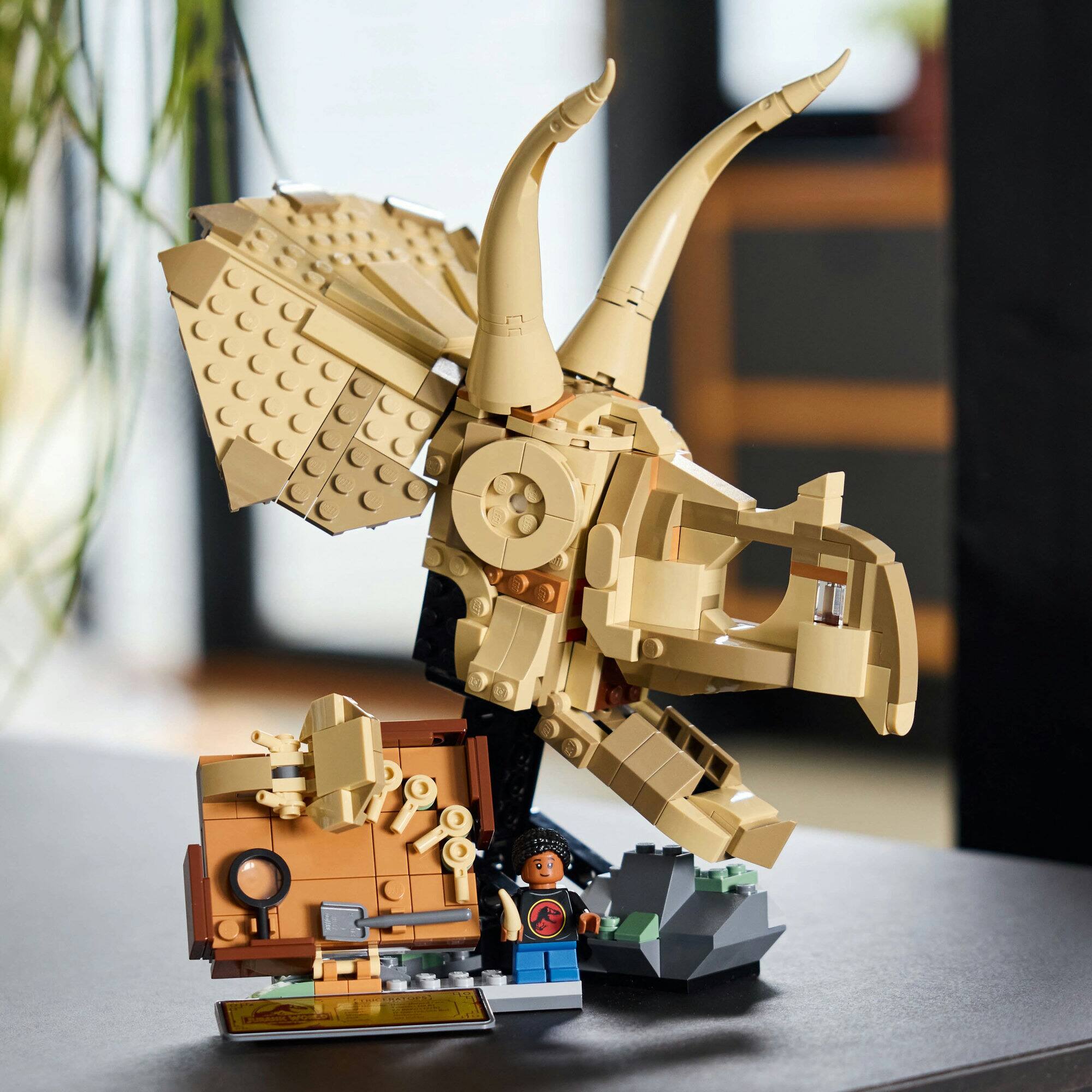 LEGO® Jurassic World Dinosaur Fossils: Triceratops Skull Model Set 76969