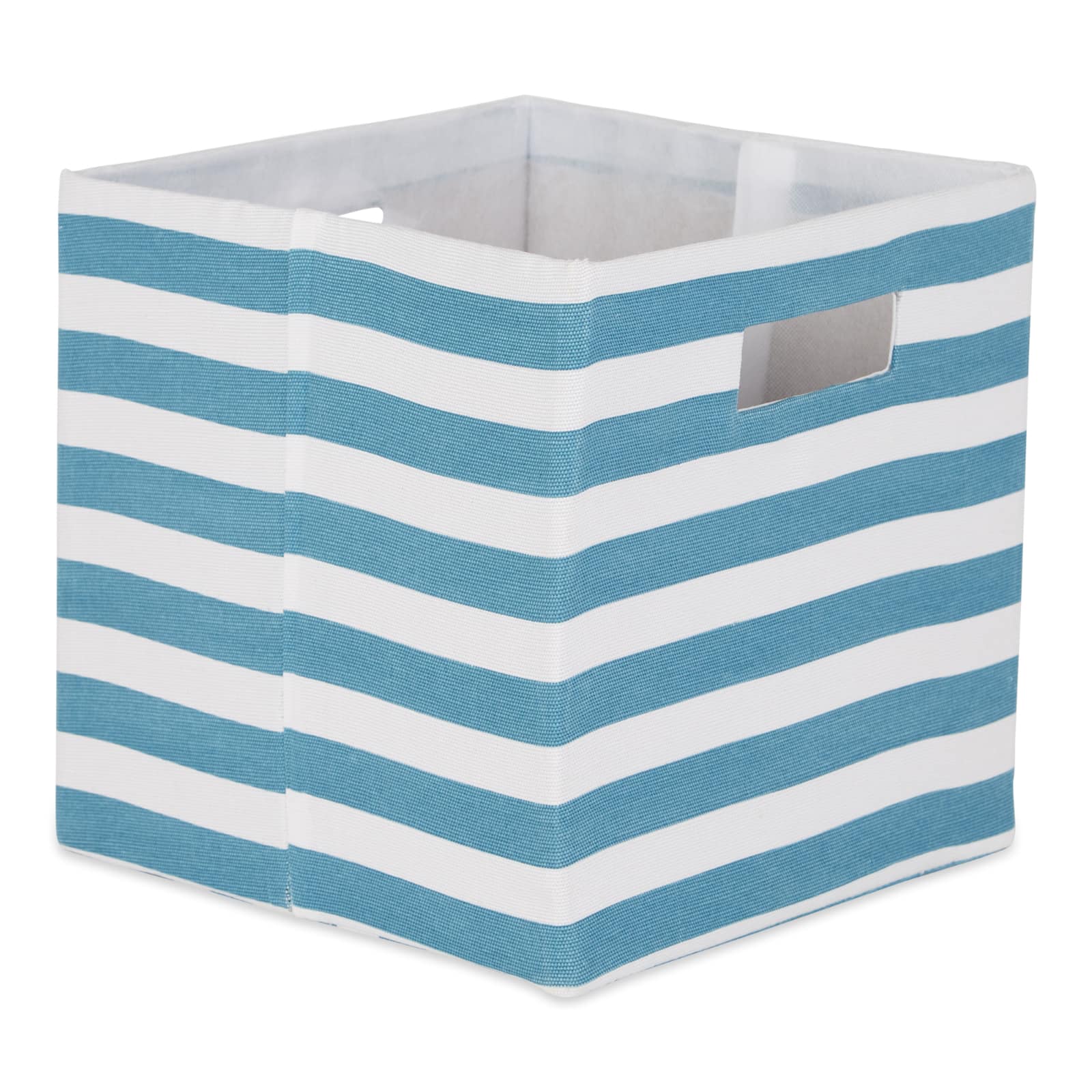 DII&#xAE; Striped Square Storage Cube