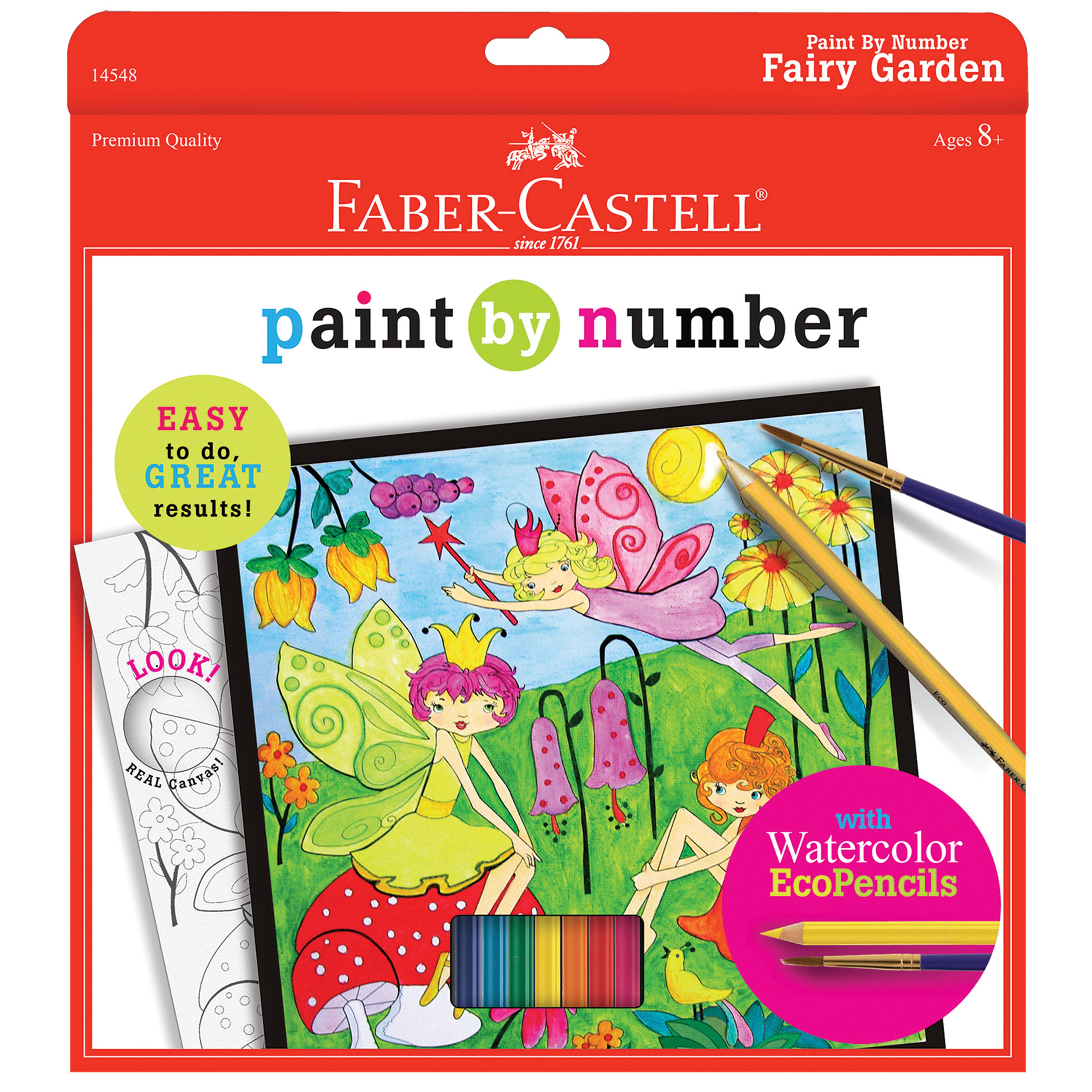 FaberCastell® Paint By Number Fairy Garden Set Paint By Number