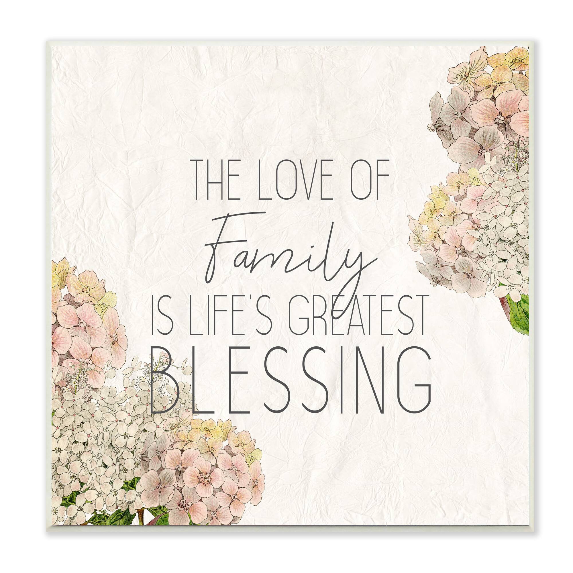 Stupell Industries Love Of Family Religious Wall Plaque