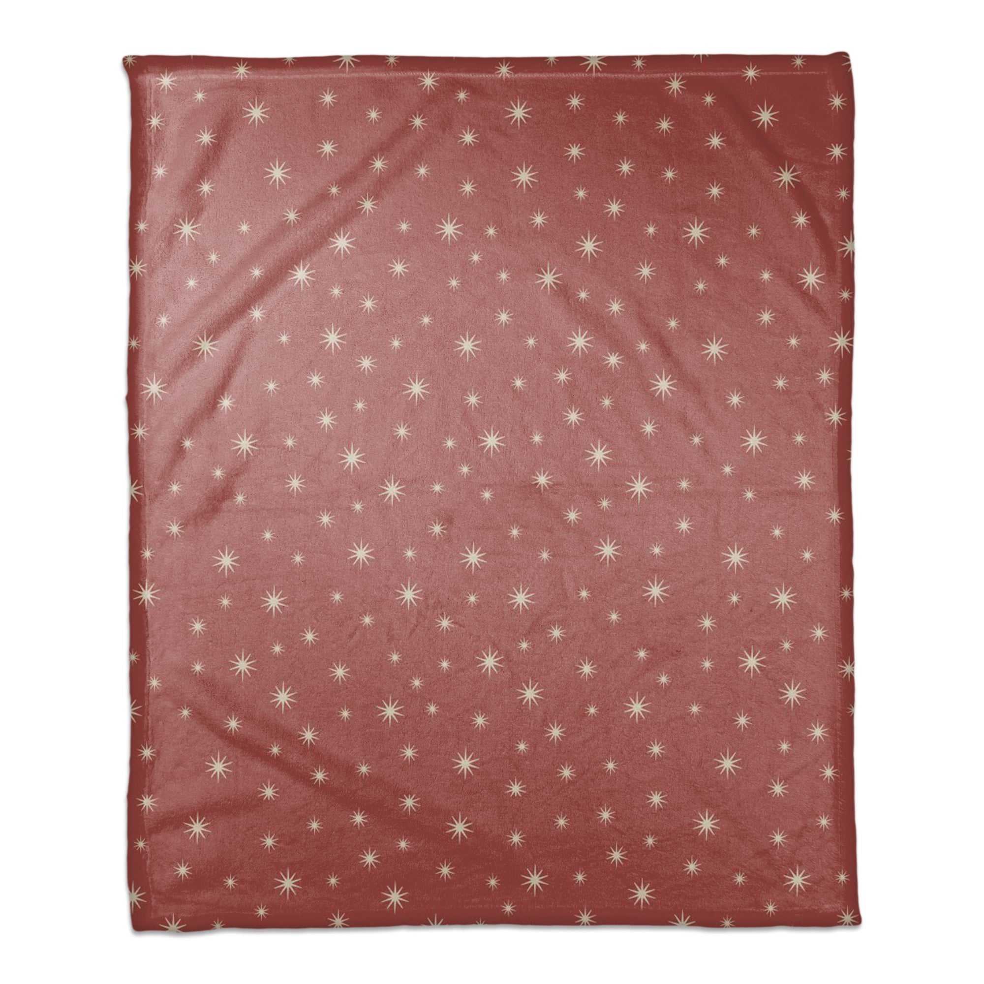 Red Twinkle Coral Fleece Blanket