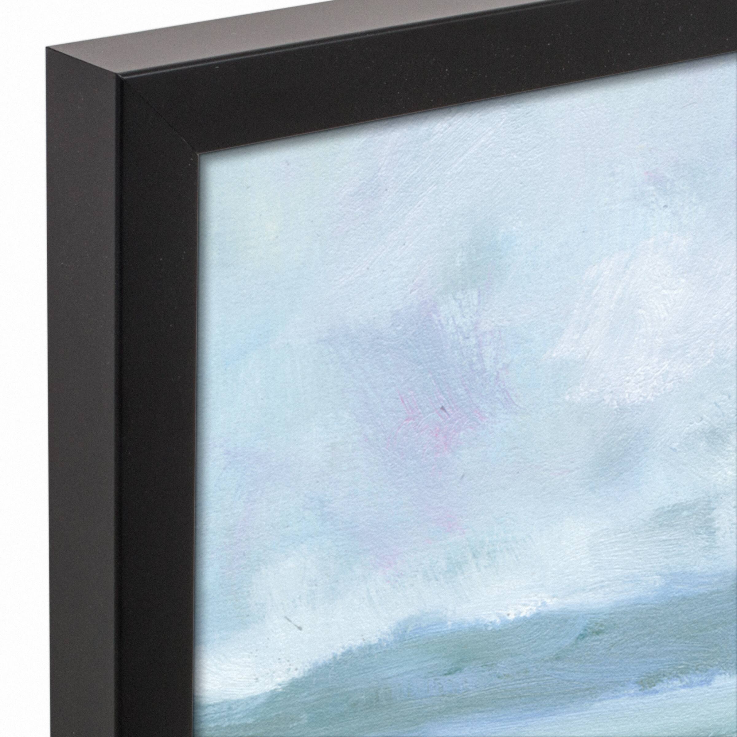 Boat Bough Black Framed Canvas Wall Art