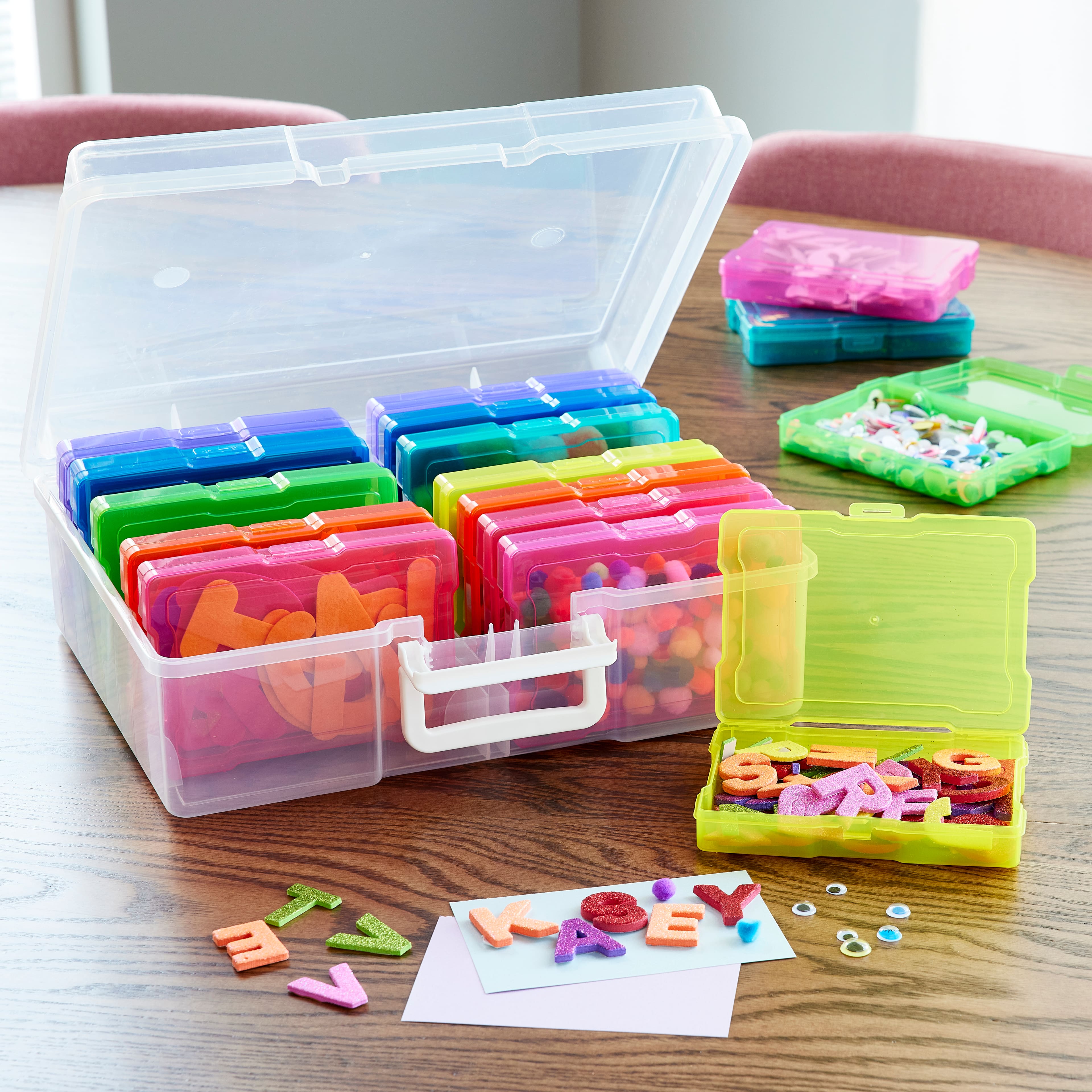 8 Pack: 16 Case Photo &#x26; Craft Keeper by Simply Tidy&#xAE;