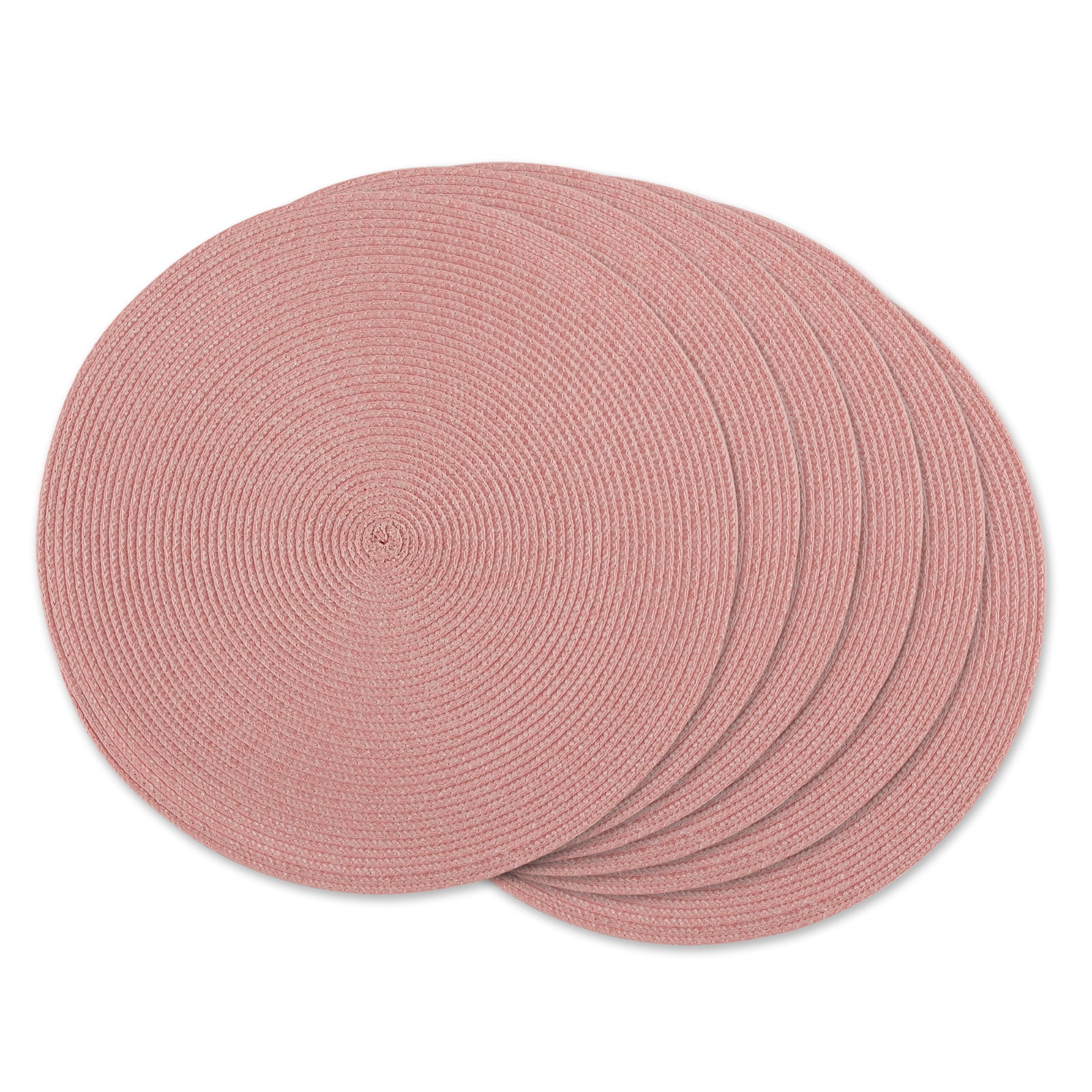 DII® Round Plastic Woven Placemats, 6ct.