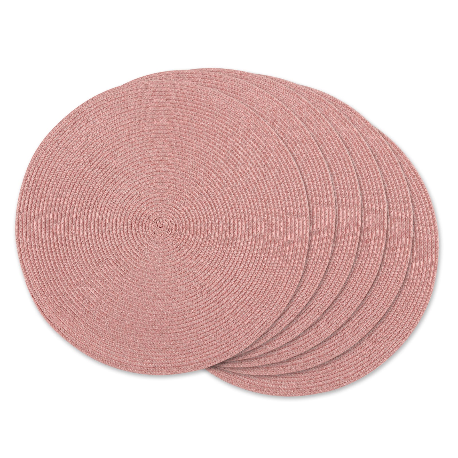 DII&#xAE; Round Plastic Woven Placemats, 6ct.