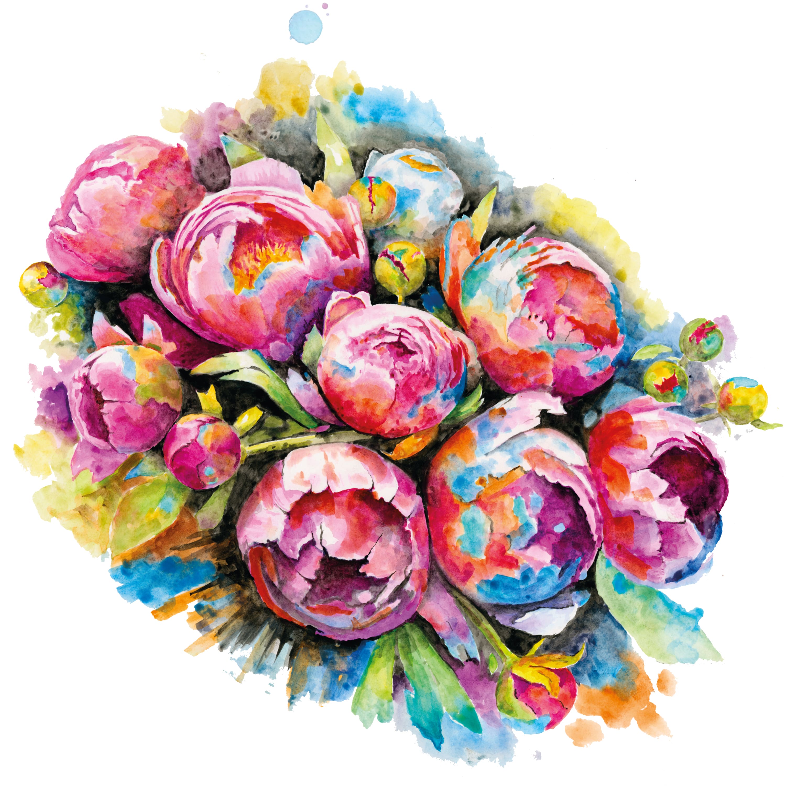 Ensemble de 24 crayons aquarelle colorés Goldfaber Aqua de Faber-Castell