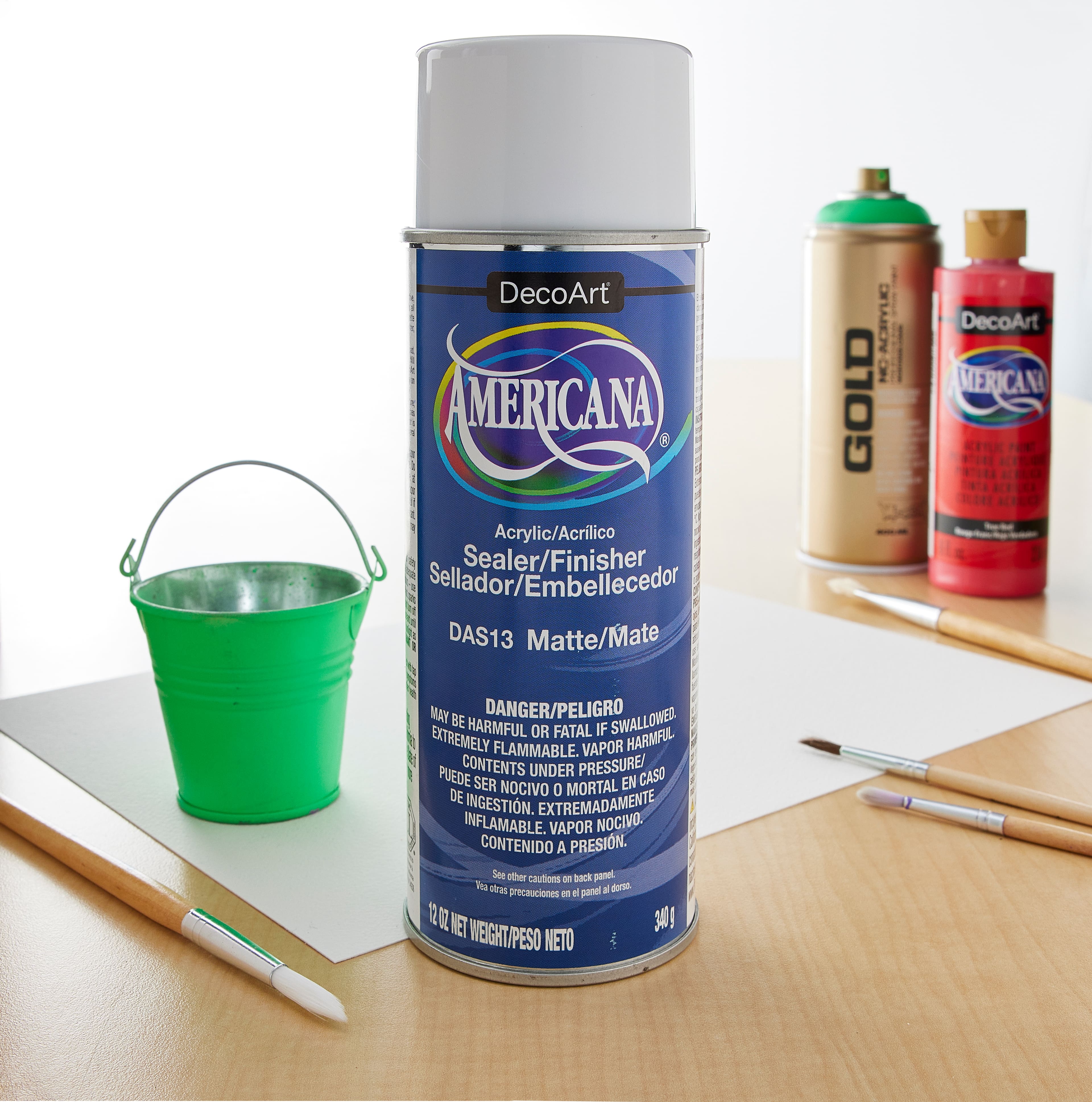 Deco Art 12-Ounce Americana Acrylic Sealer/Finish Aerosol Spray, Matte –  Crafts