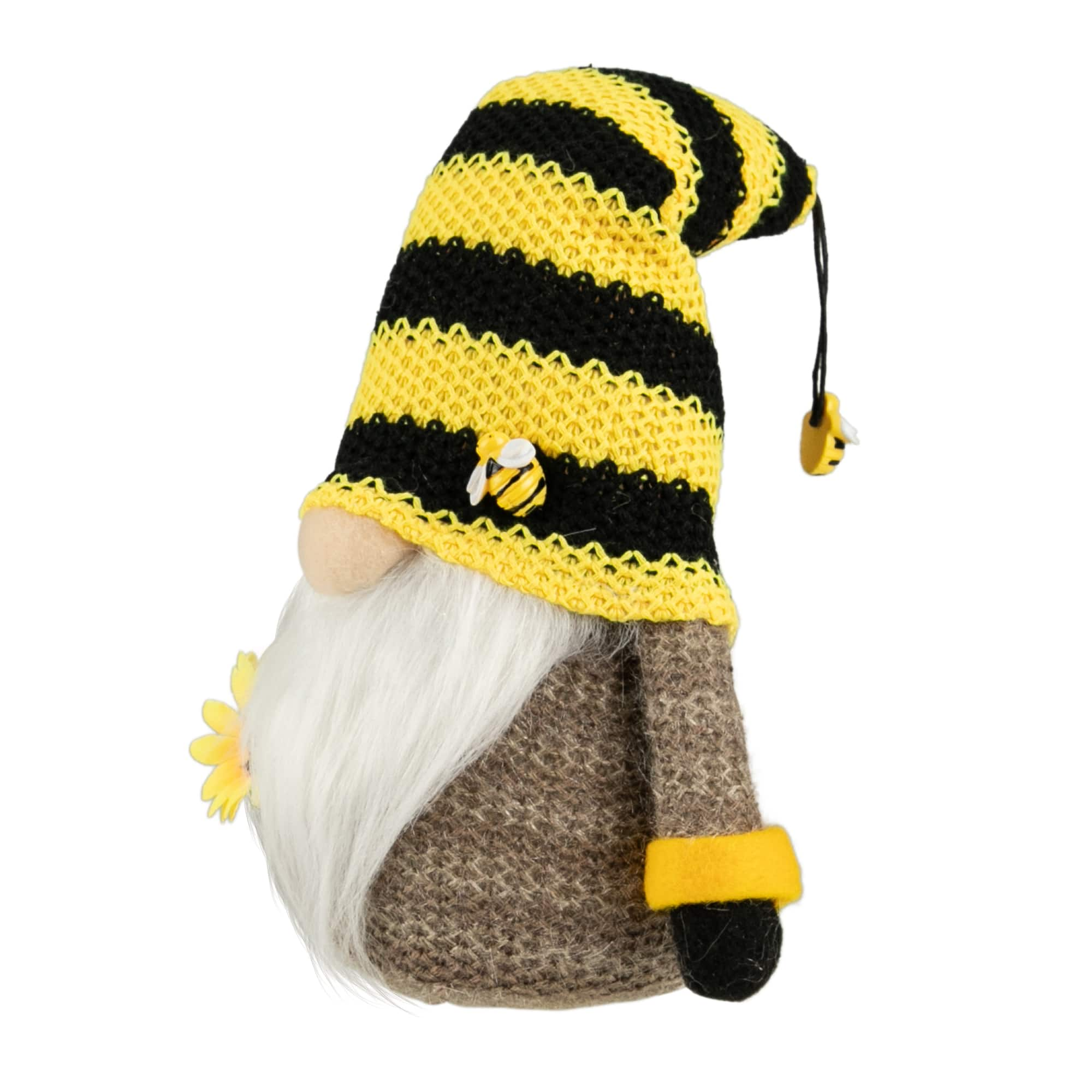 10.75&#x22; Bumblebee &#x26; Sunflower Springtime Gnome