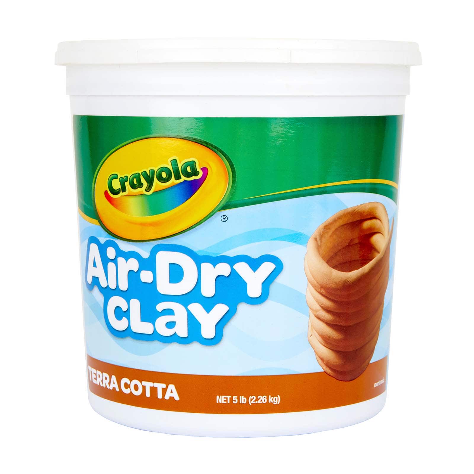 Crayola Air Dry Clay 2.5 Lb Per Pack Terra Cotta 