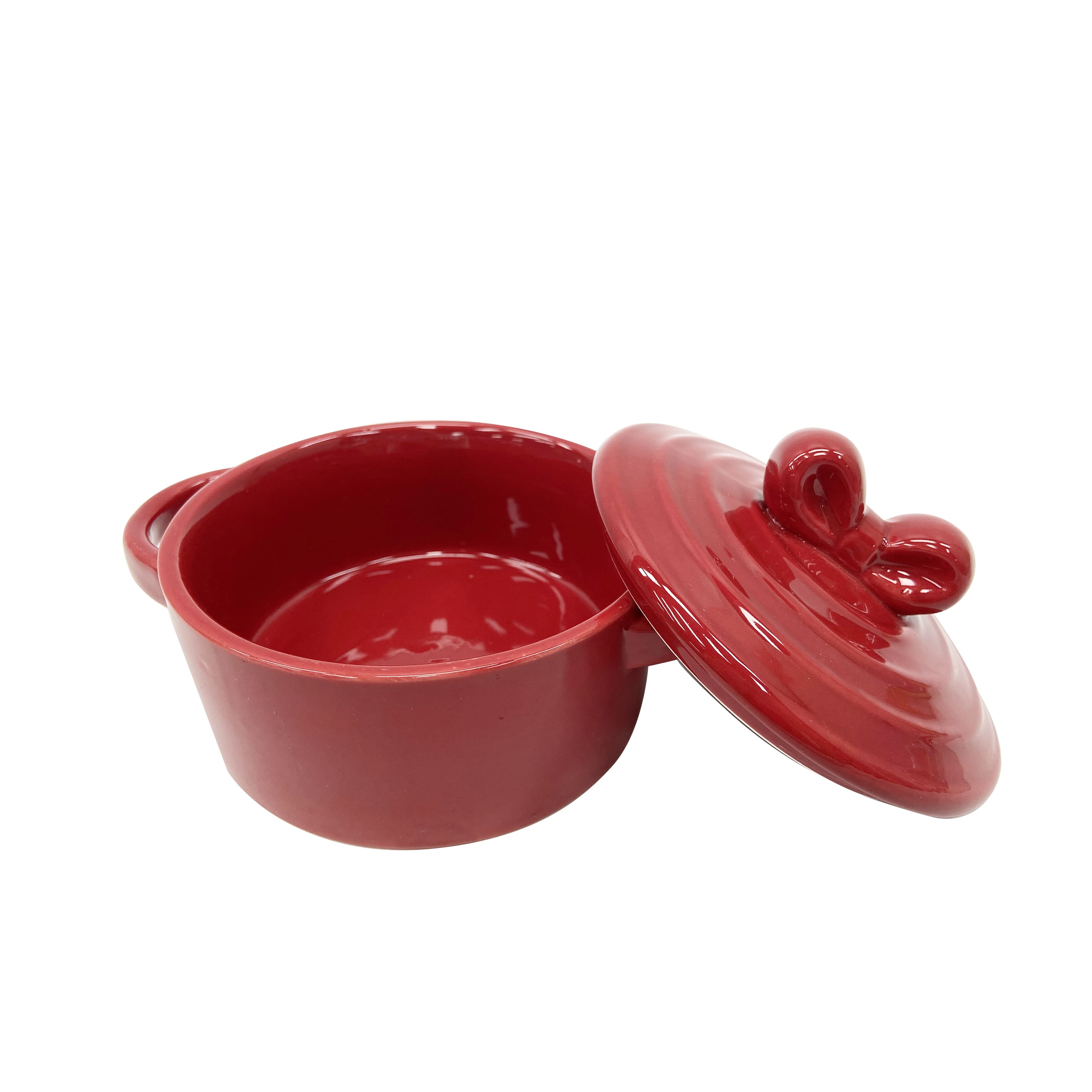 Mini Red Ceramic Cocotte by Makery™ | Michaels