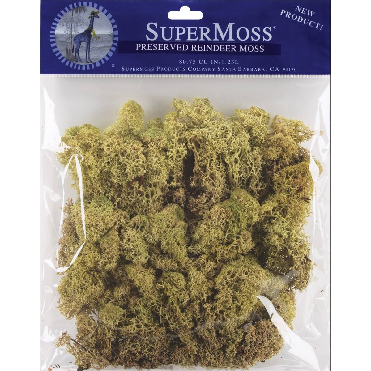 SuperMoss® Moss Green Preserved Reindeer Moss