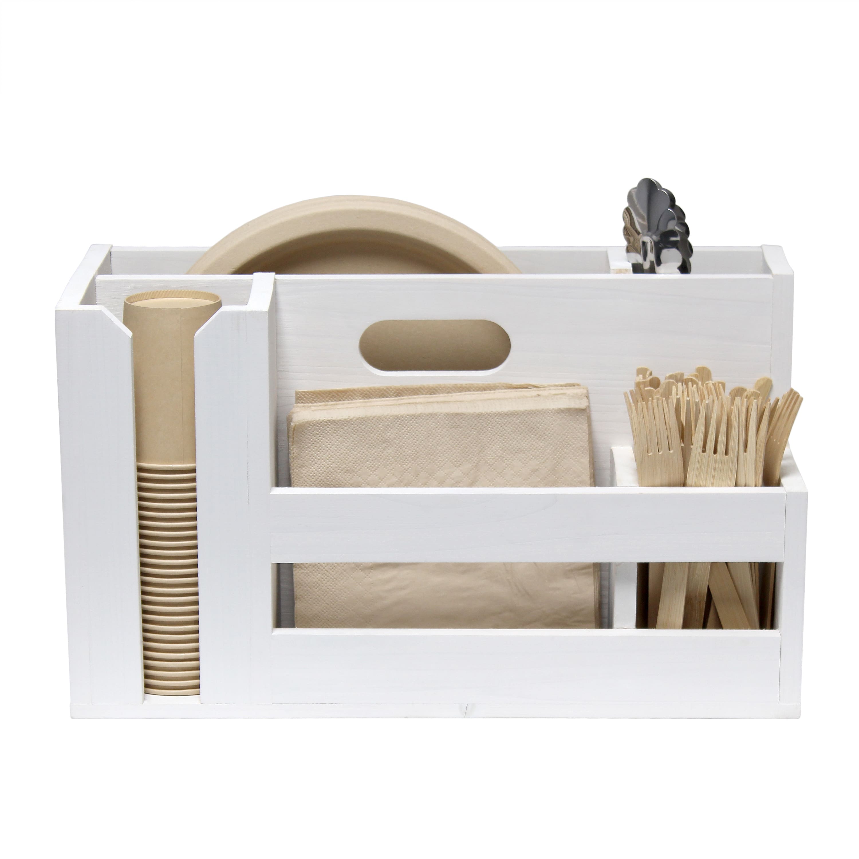 Elegant Designs Wood Caddy Organizer