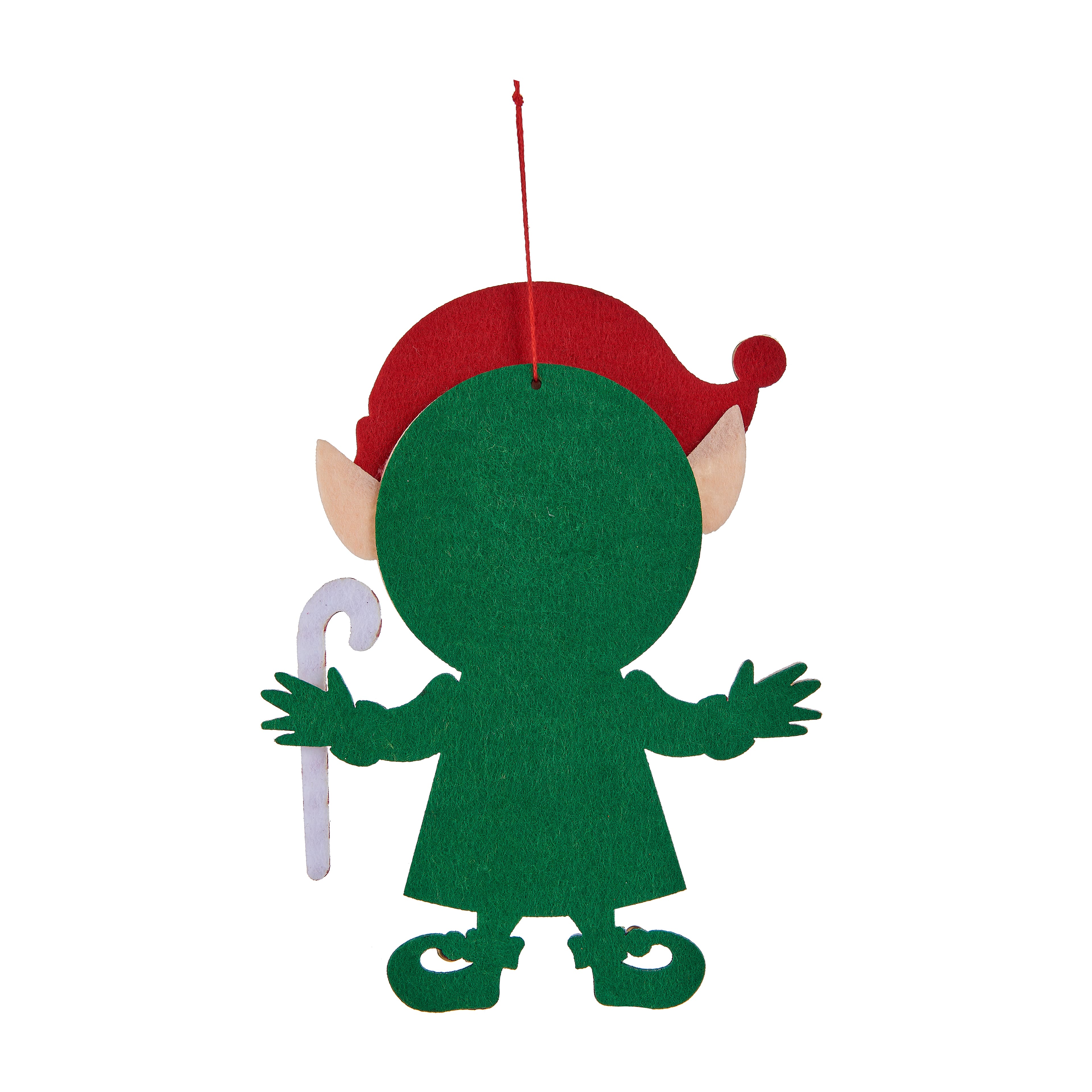 Elf Christmas Felt Frame Ornament by Studio D&#xE9;cor&#xAE;