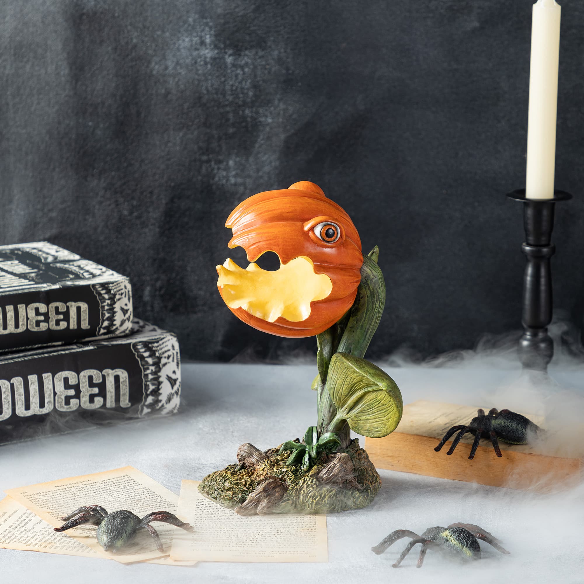 Glitzhome&#xAE; 8.75&#x22;H Halloween Resin Chomper Table Decor