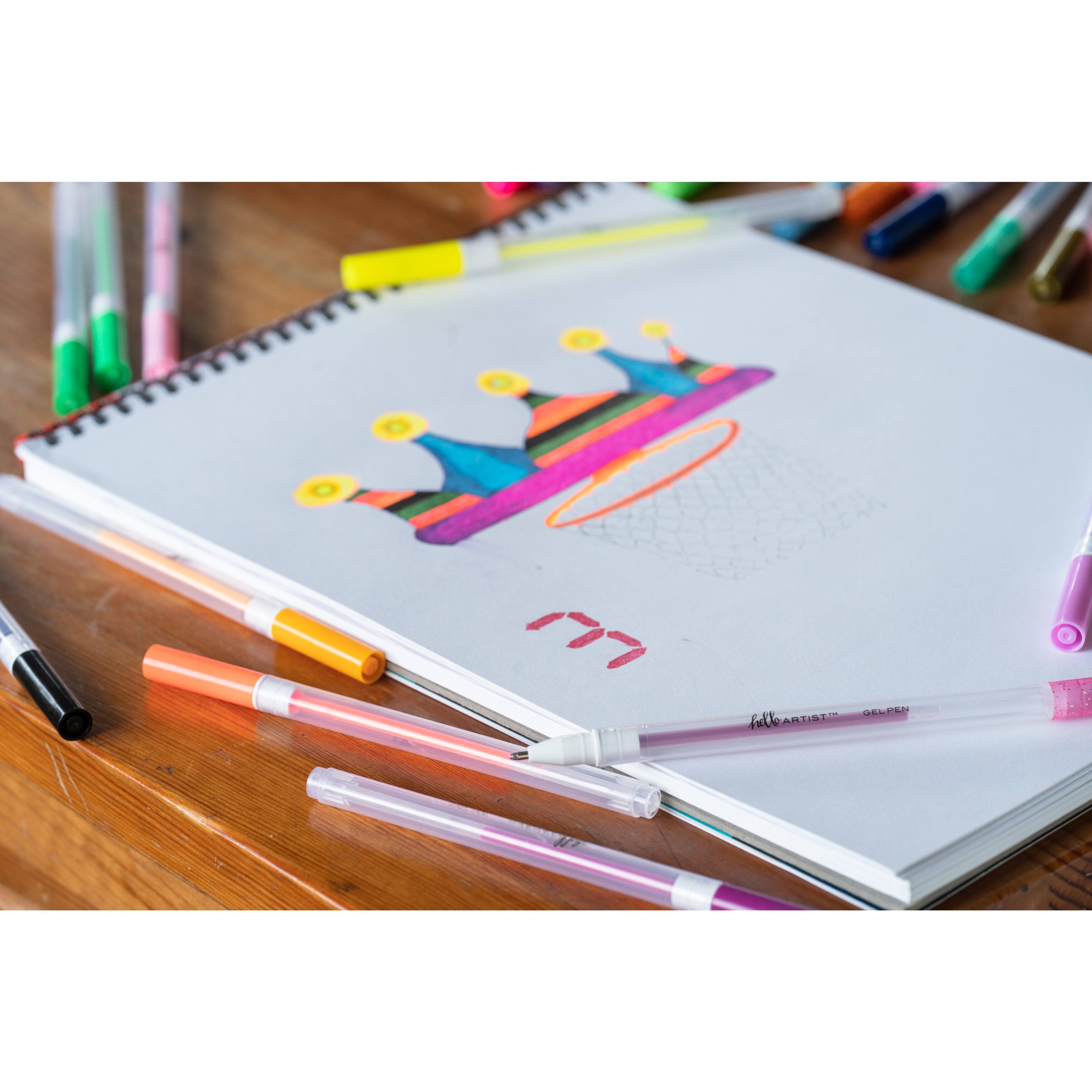 Hello, Artist!&#xAE; Assorted 30-Color Gel Pen Set