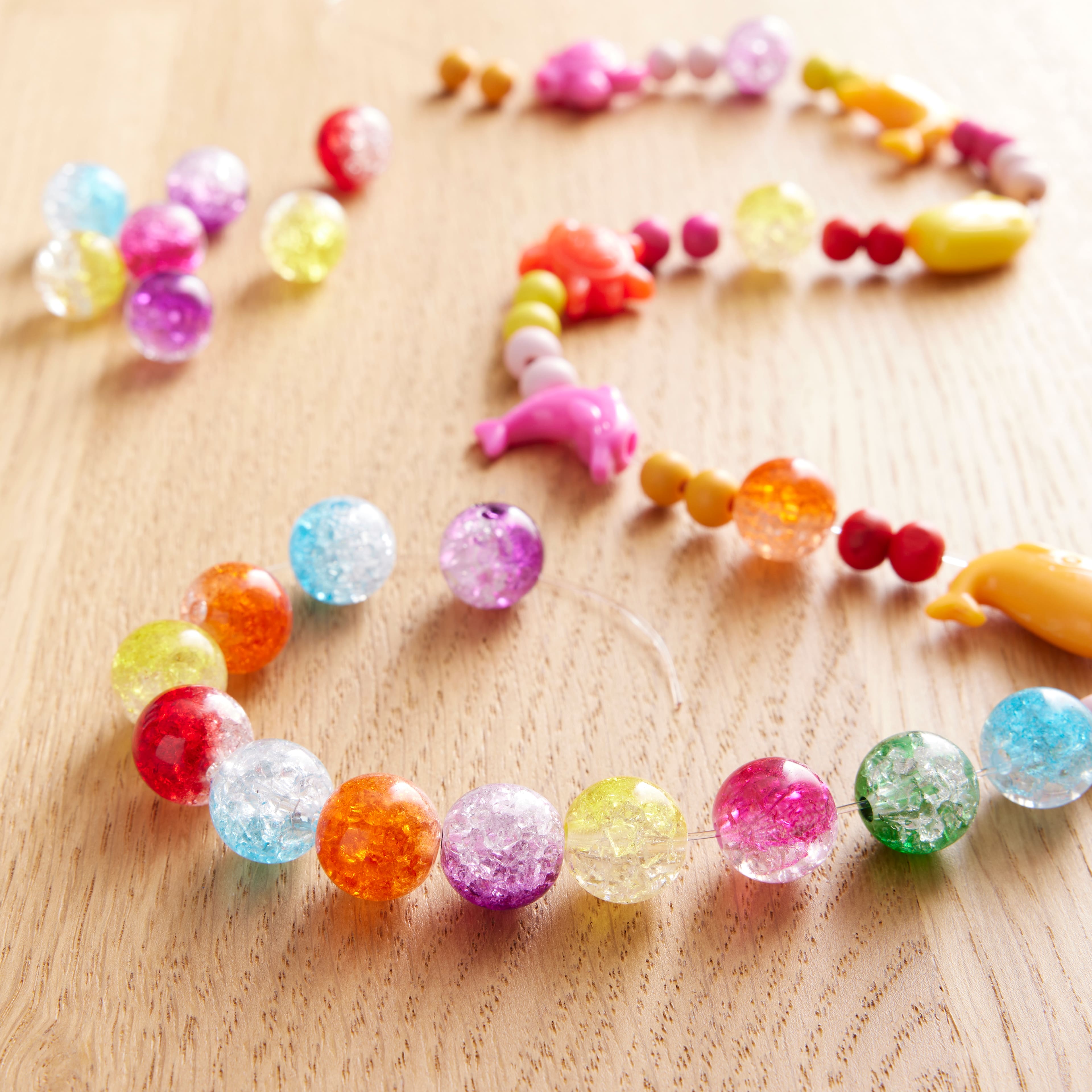 Crackle Plastic Beads by Creatology&#x2122;