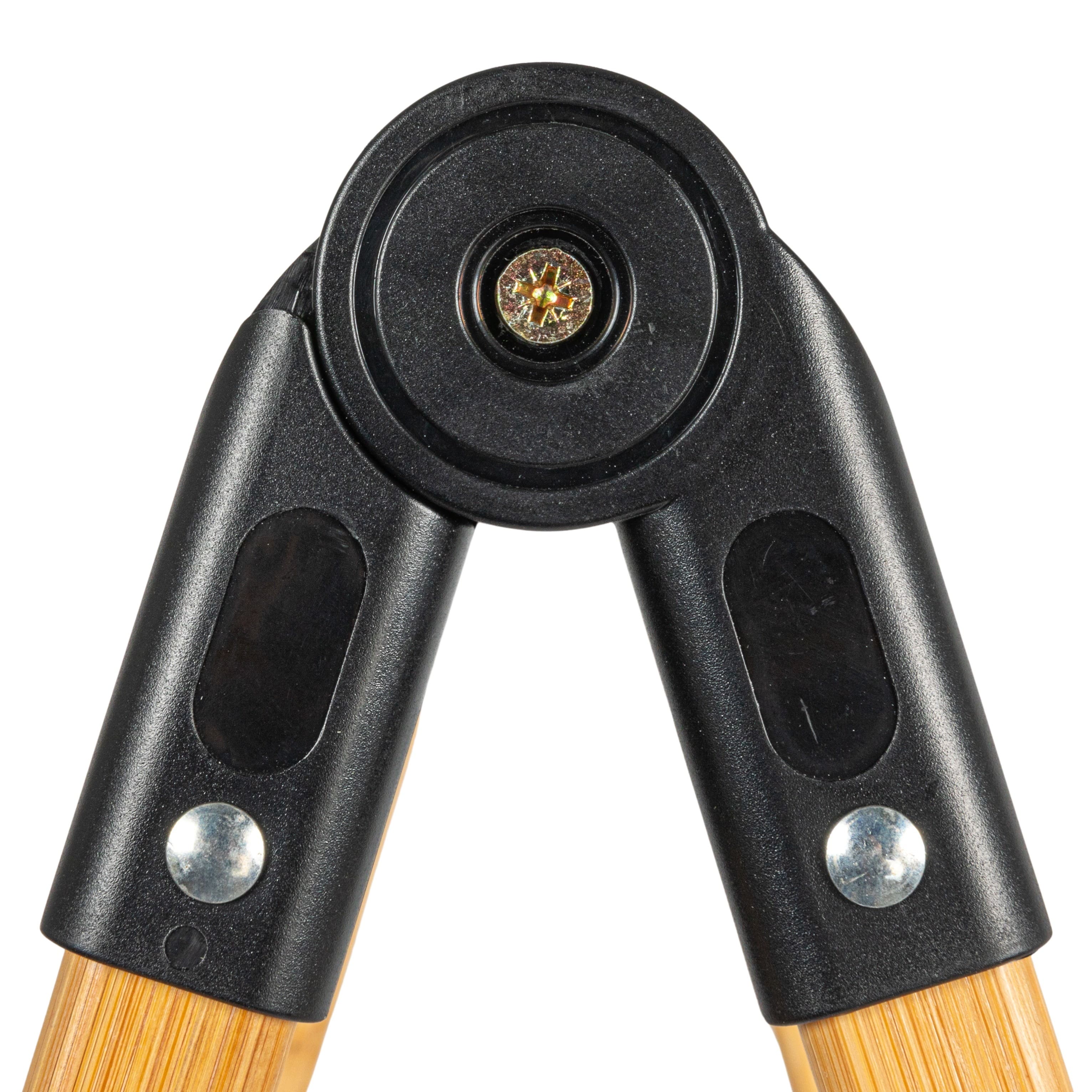 Household Essentials Bamboo V-Shaped Expandable Laundry Drying Rack