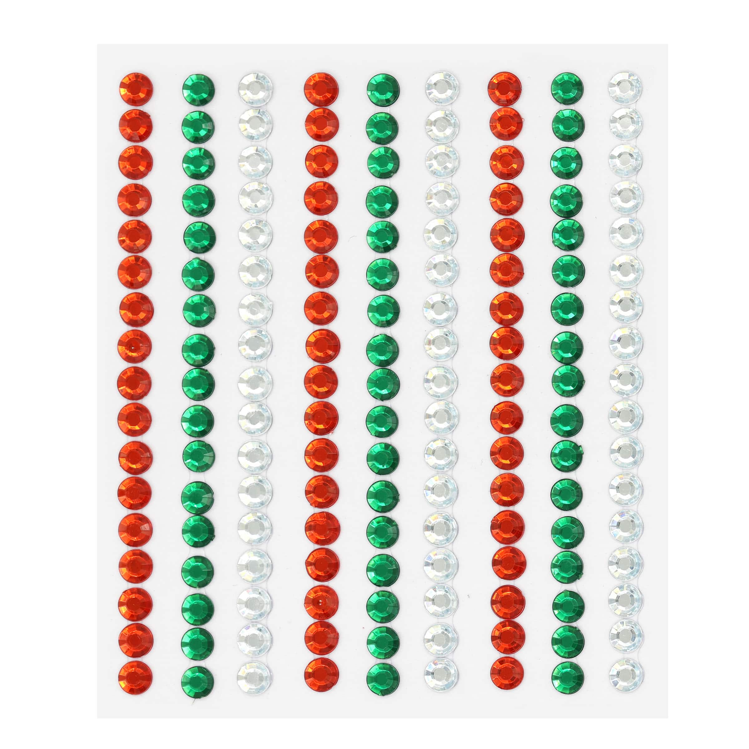 Red, Green &#x26; Silver Bling Stickers by Recollections&#x2122;