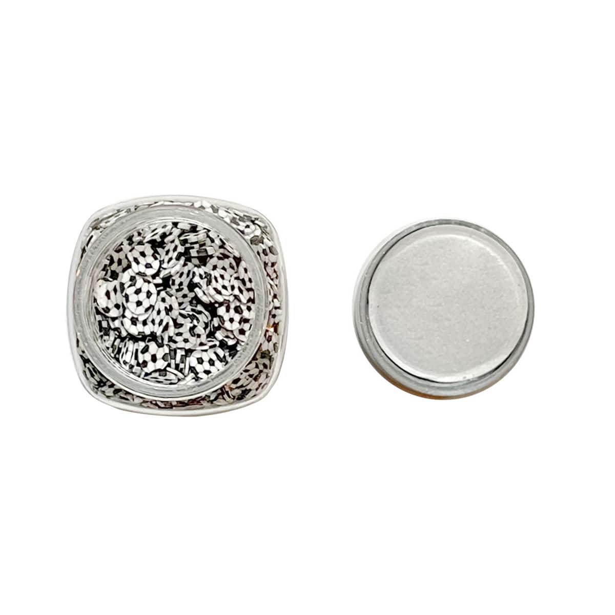 12 Pack: Soccer Ball Specialty Glitter Shapes by Recollections™