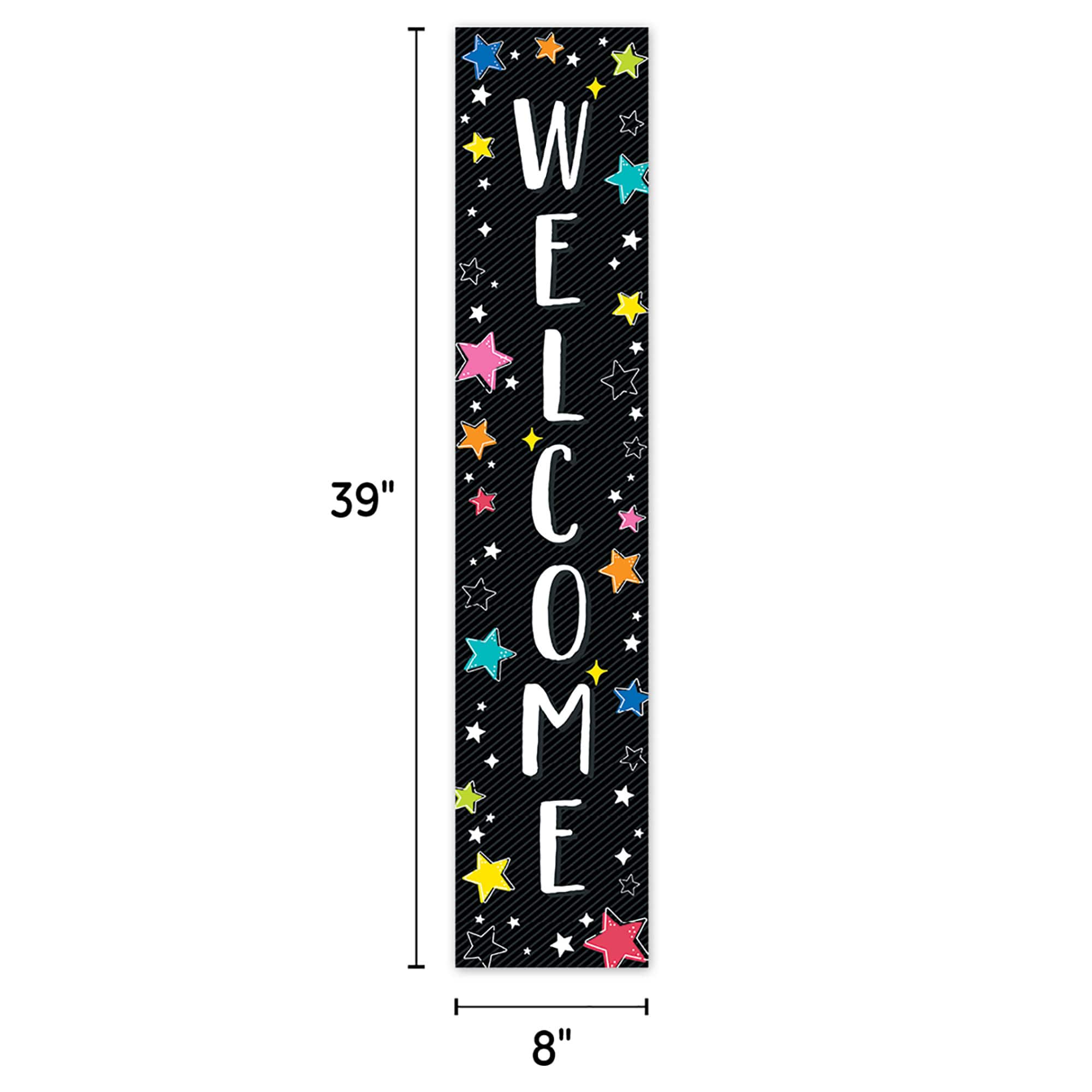 Creative Teaching Press® Star Bright Welcome Banner, 8" x 39", Pack of 3