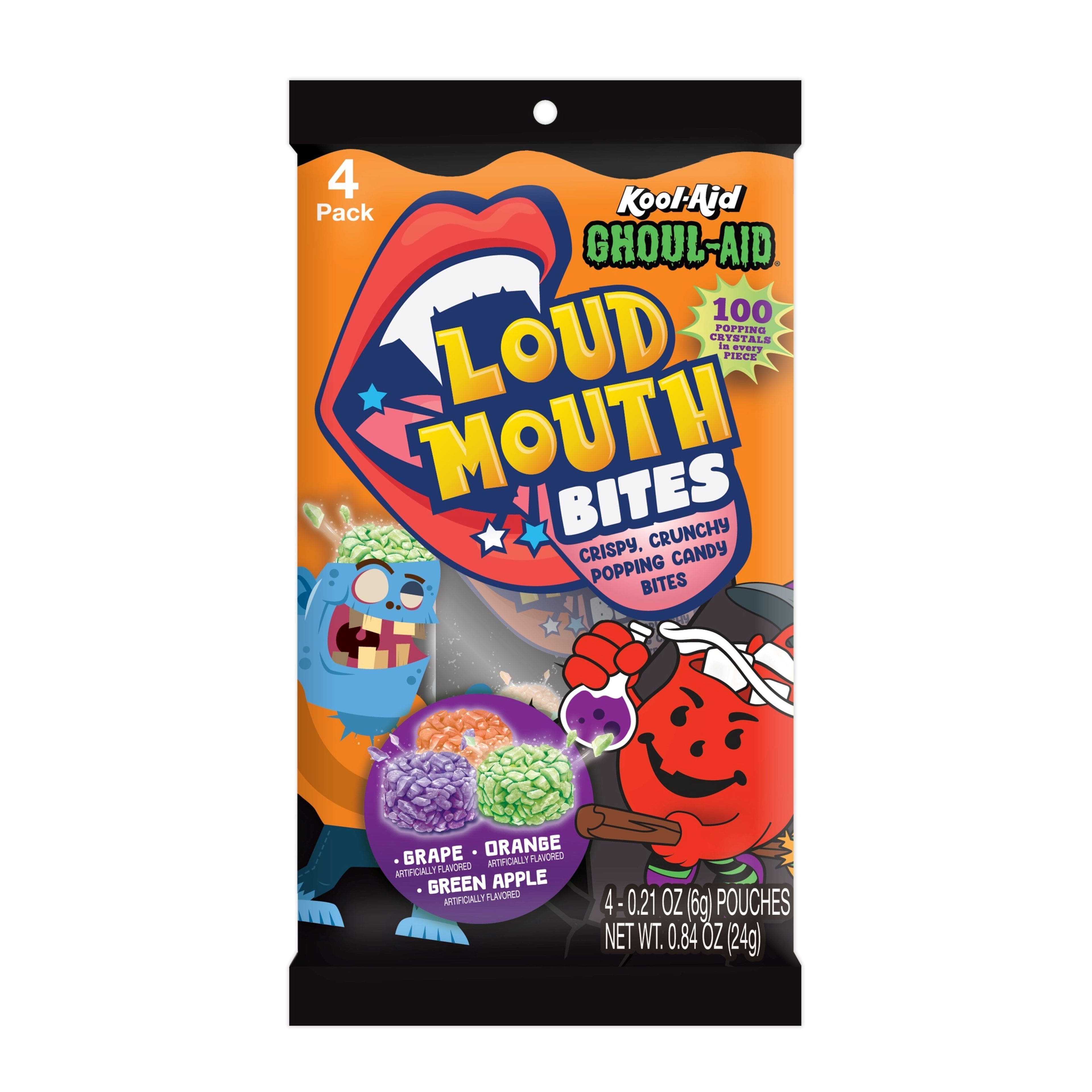 Kool-Aid&#xAE; Ghoul-Aid Loud Mouth Bite Pouches, 4ct.