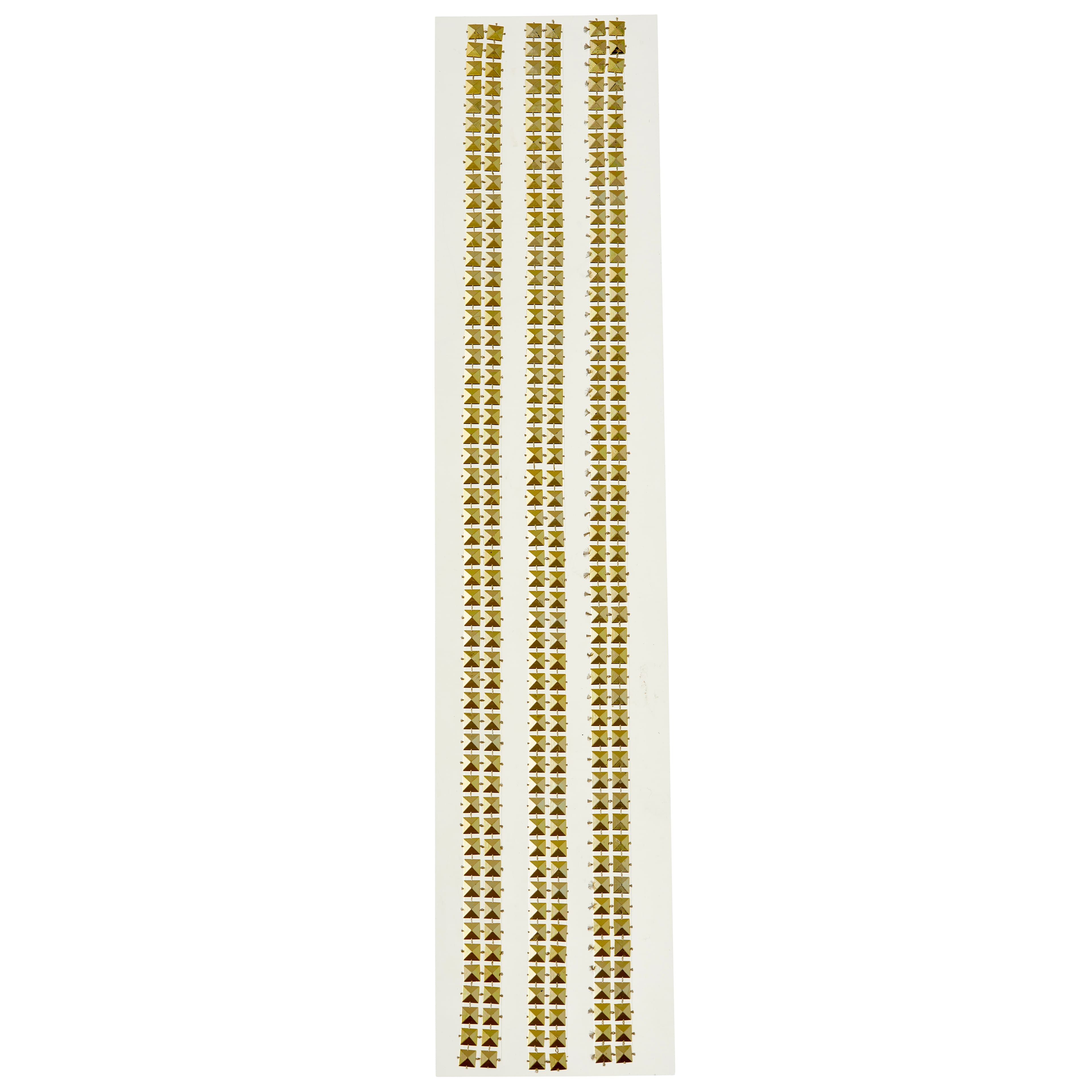 12 Packs: 3 ct. (18 total) Gold Stud Strips by Recollections™
