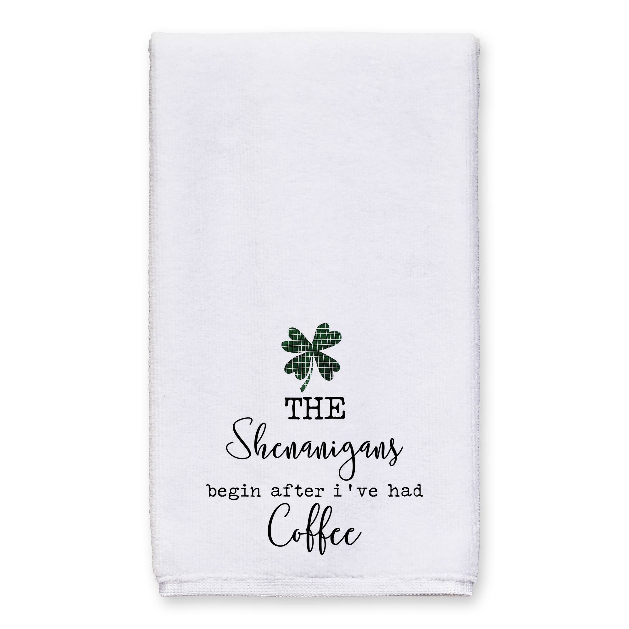 Shenanigans After Coffee 16" x 25" Tea Towel - Set of 2