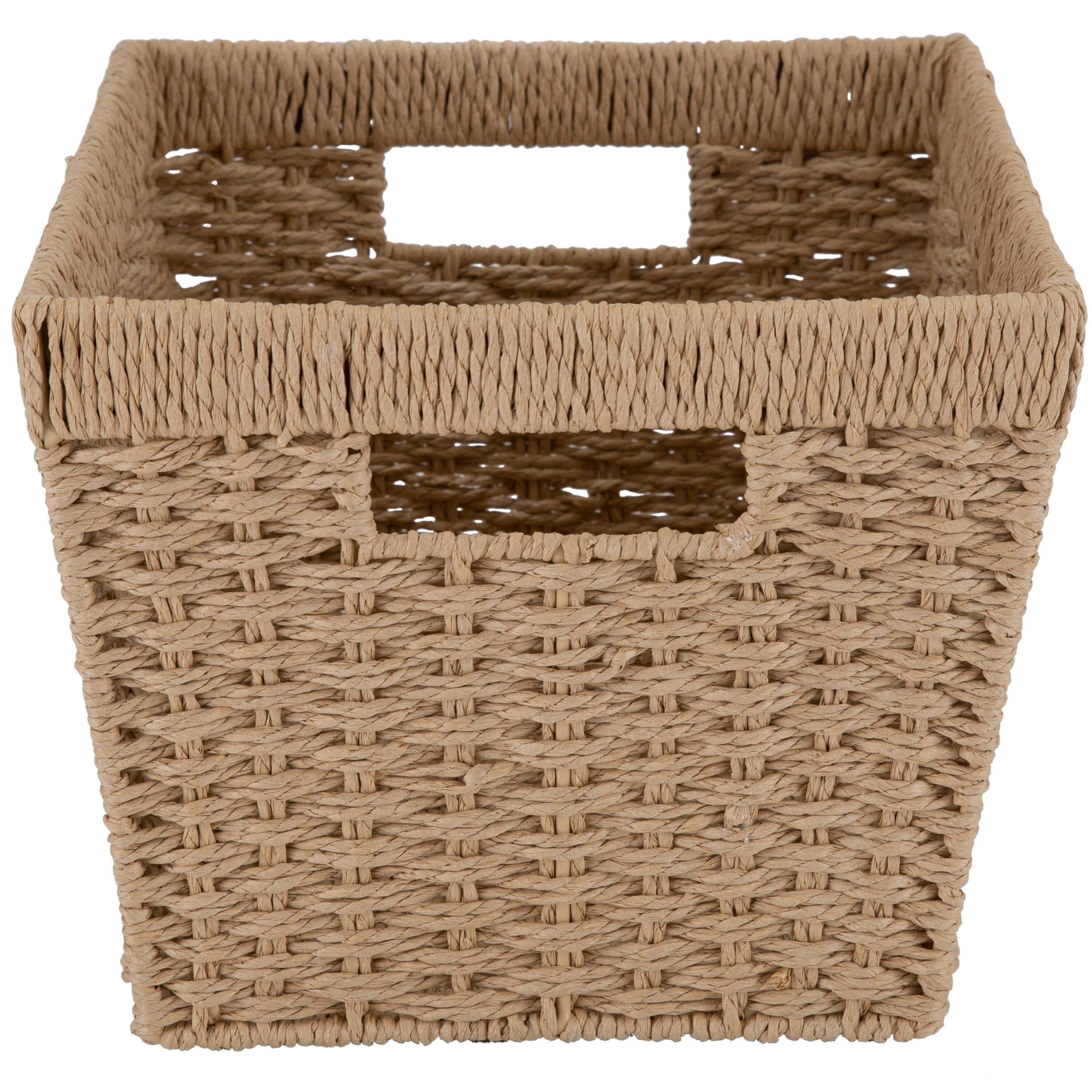 Simplify Large Dutch Weave Storage Basket