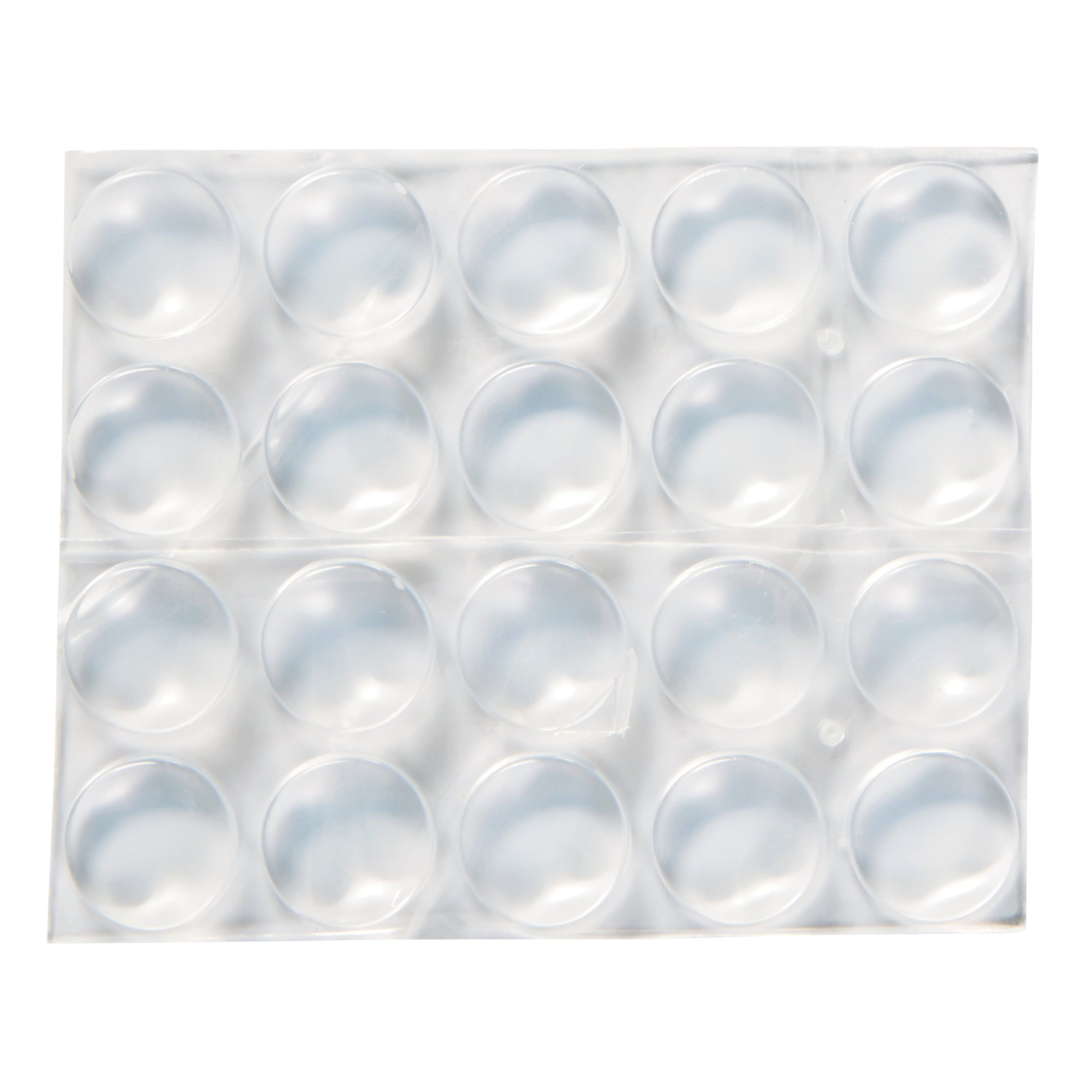 Scotch™ Round Self-Adhesive Bumpers, Clear