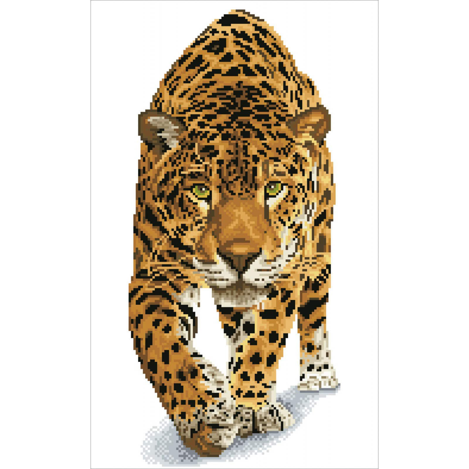 Diamond Dotz&#xAE; Intermediate On the Prowl Pre-Framed Diamond Painting Kit