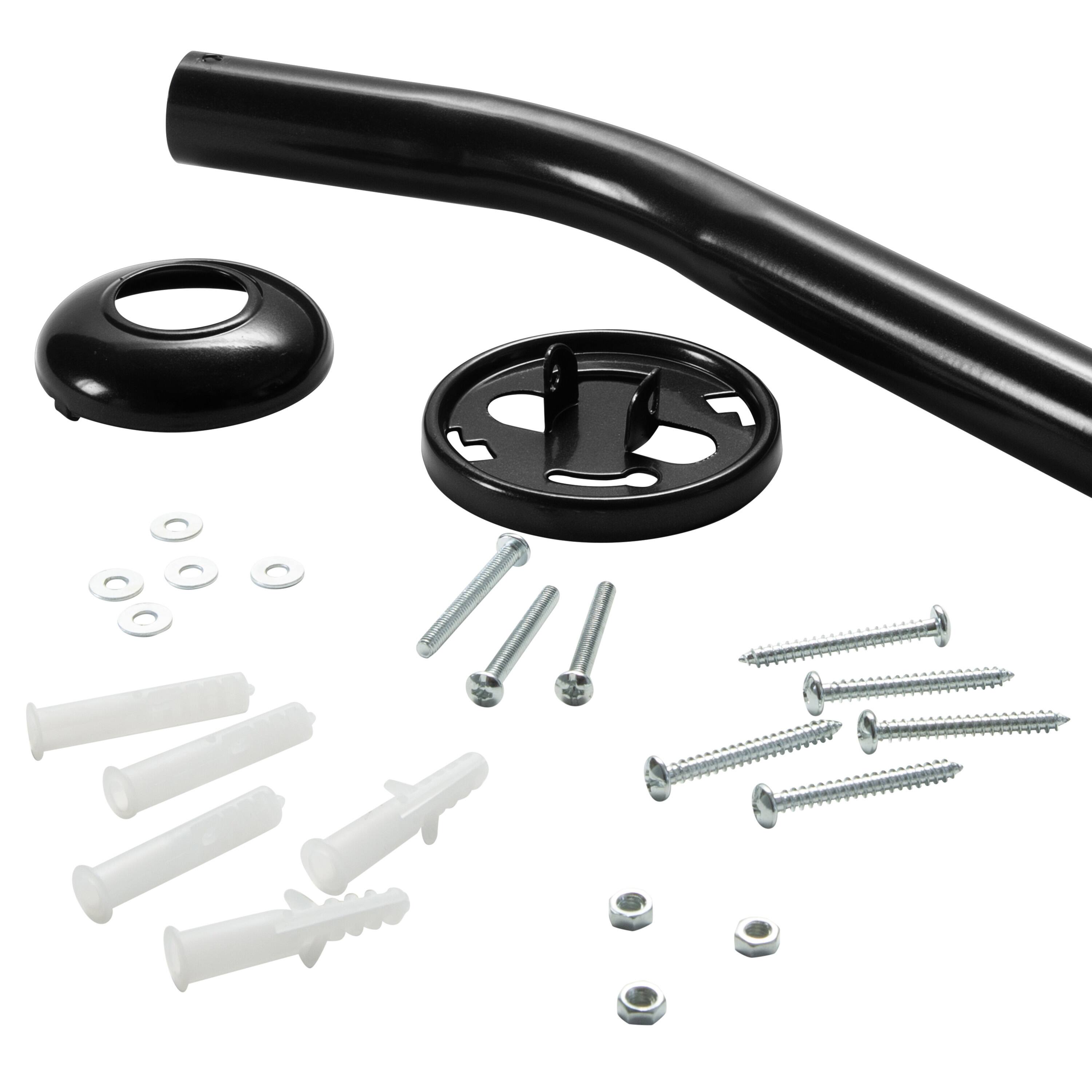 Bath Bliss Matte Black Curved Shower Rod Michaels