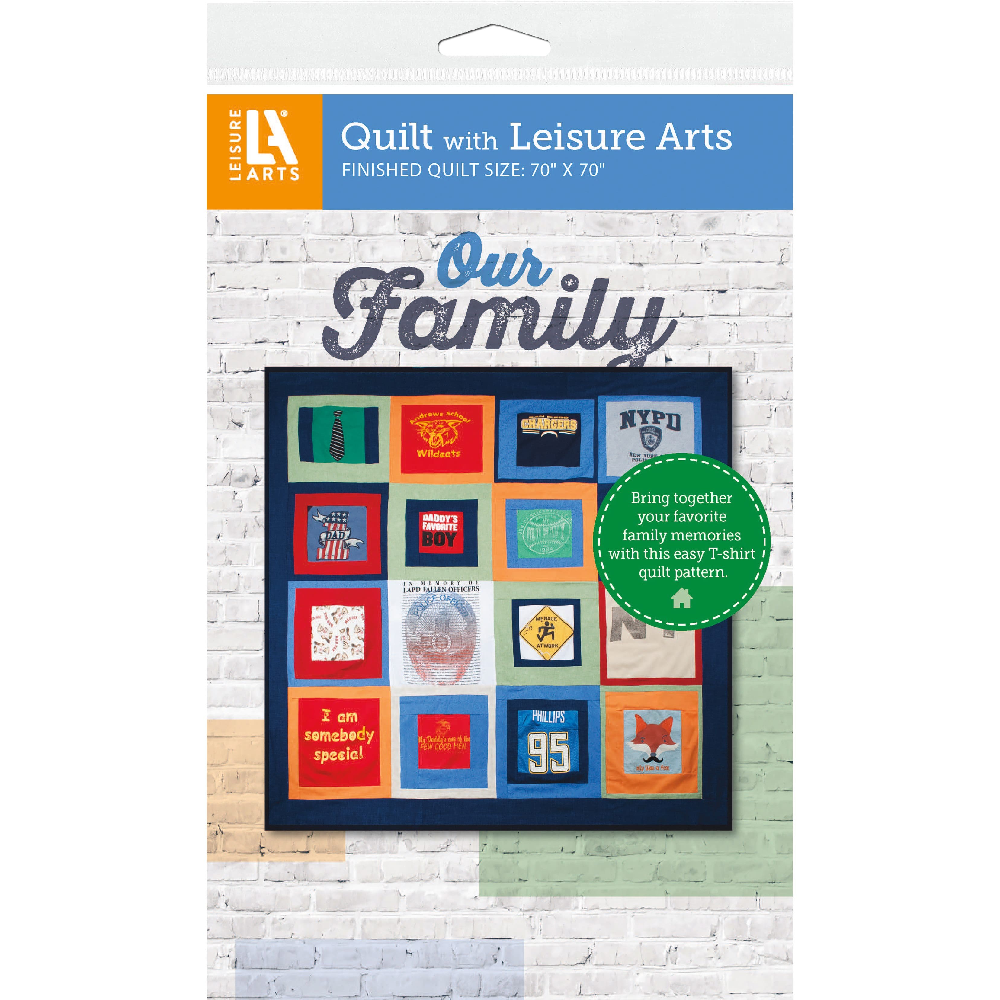 Leisure Arts&#xAE; Our Family Quilt Pattern