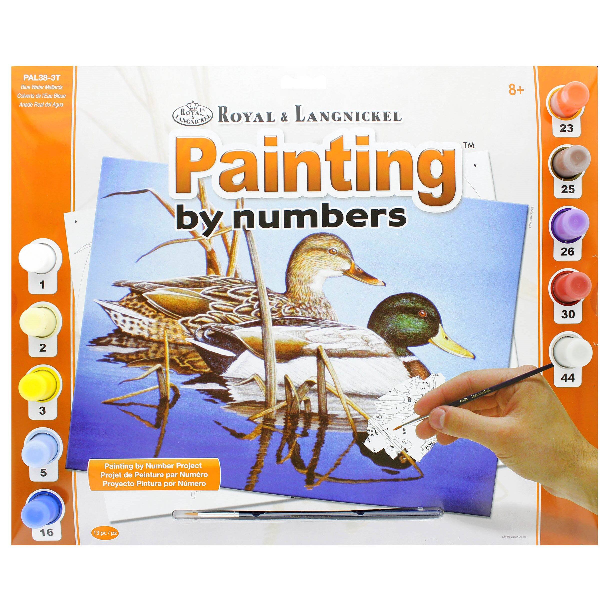 Royal & Langnickel® Water Mallards Paint by Number Kit Paint by