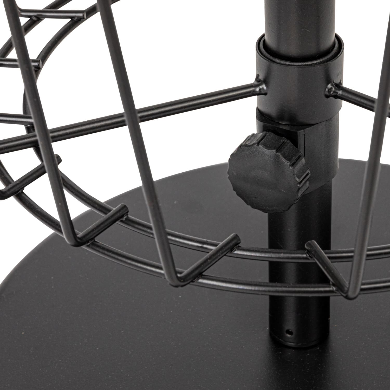 Household Essentials 4.5ft. Matte Black 3-Tier Boot Storage Tree