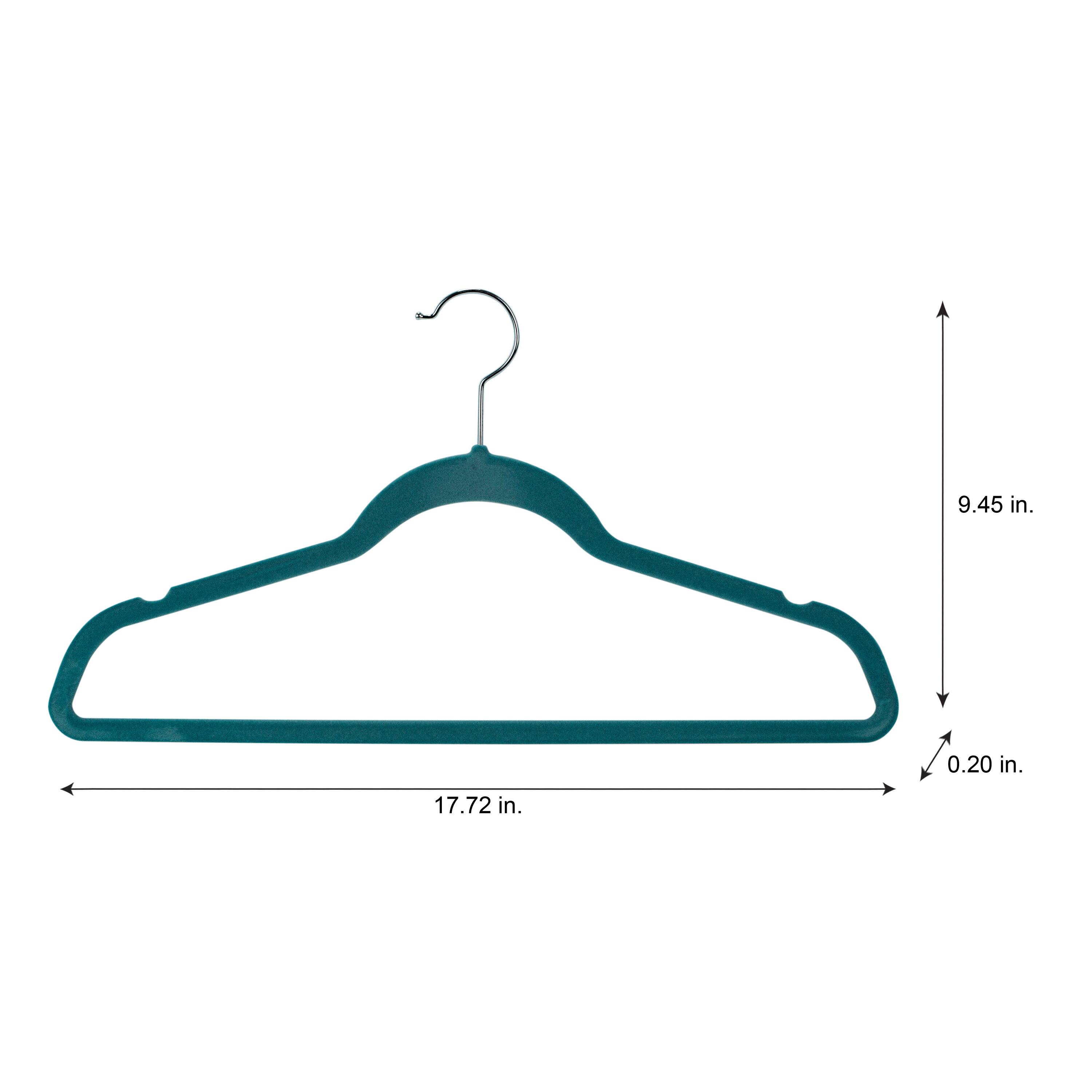 Laura Ashley Slim Velvet Hangers, 25ct.