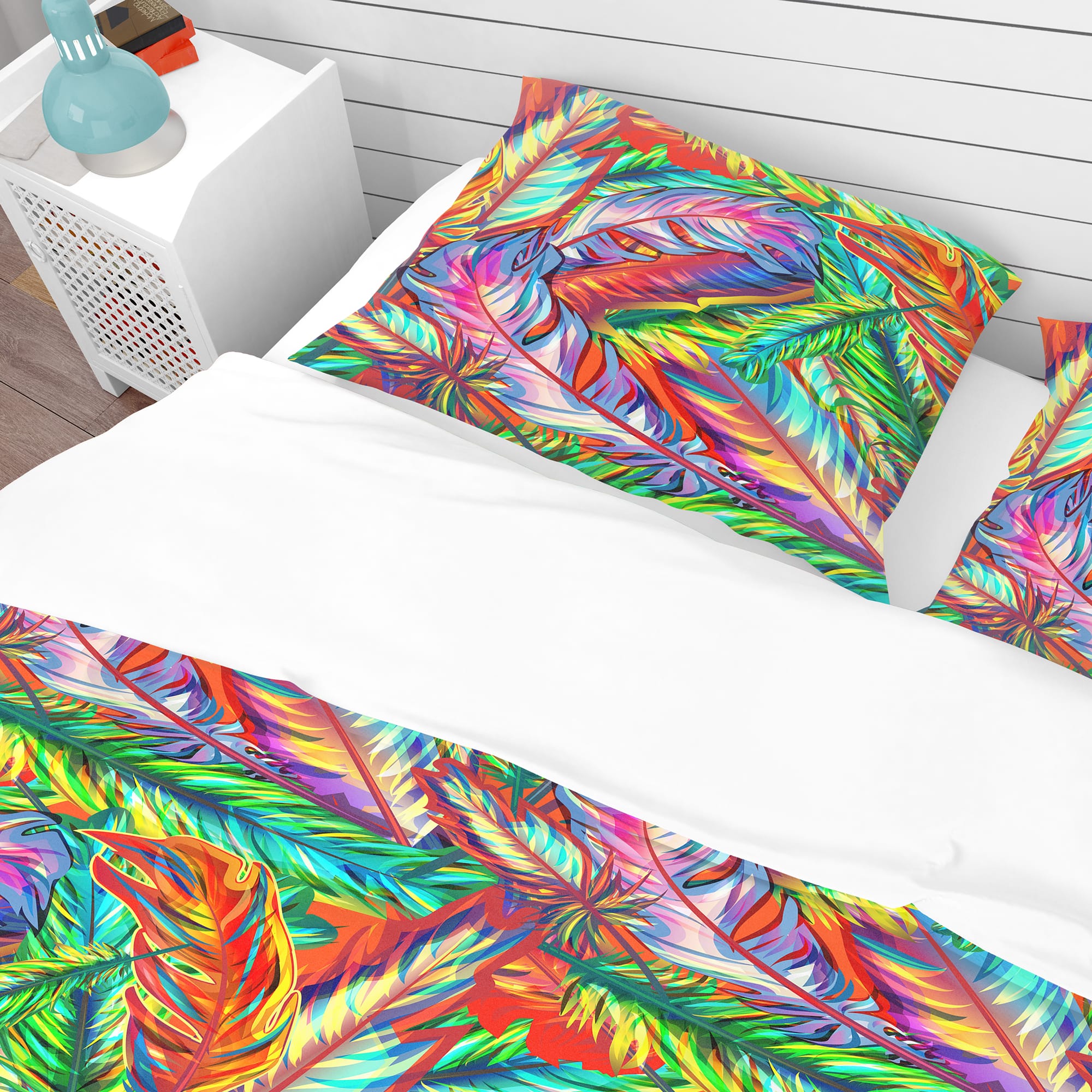 Designart 'Bright Texture' Southwestern Bedding Set - Duvet Cover & Shams